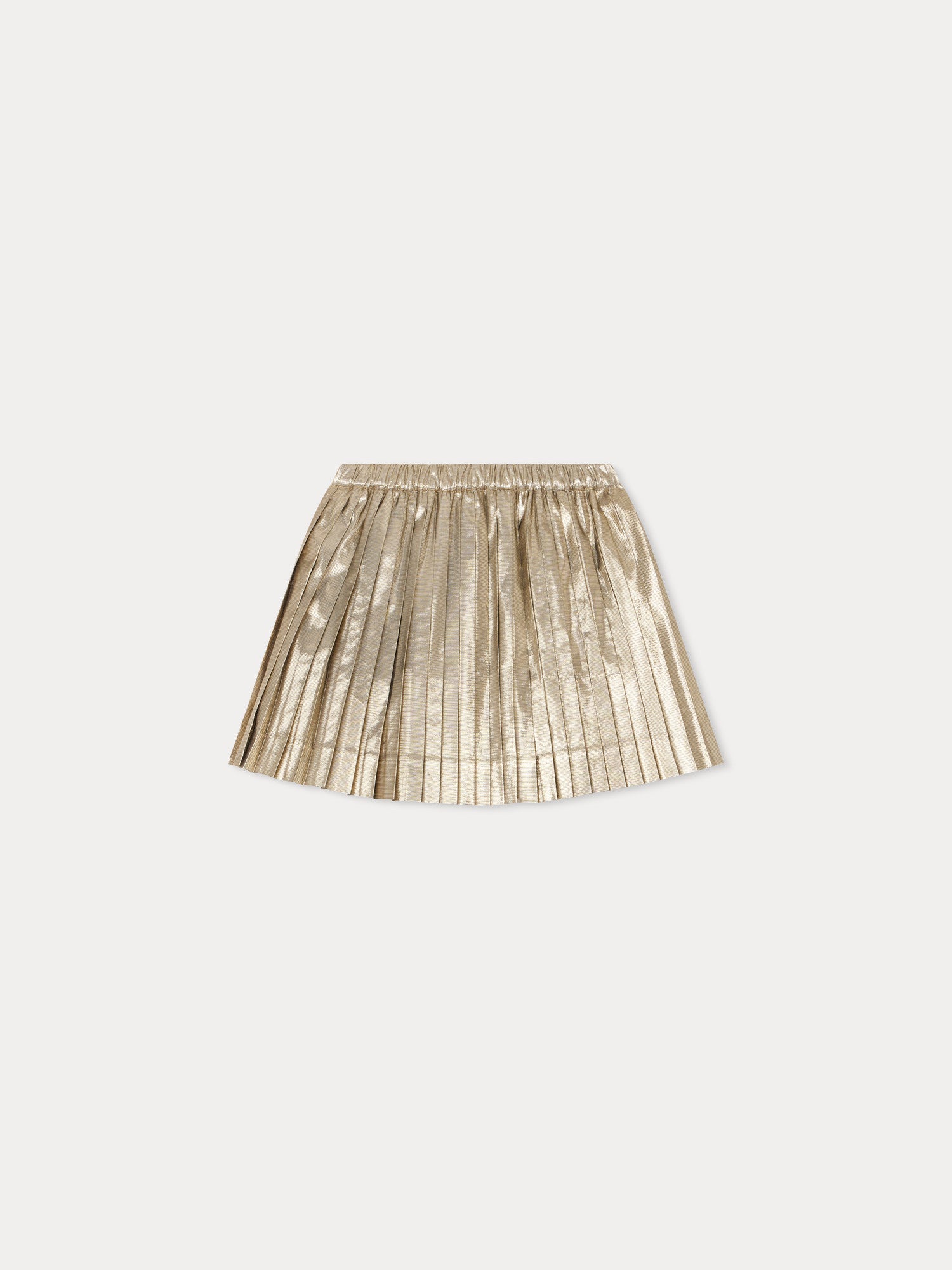 Gold pleated 2024 skirt h&m