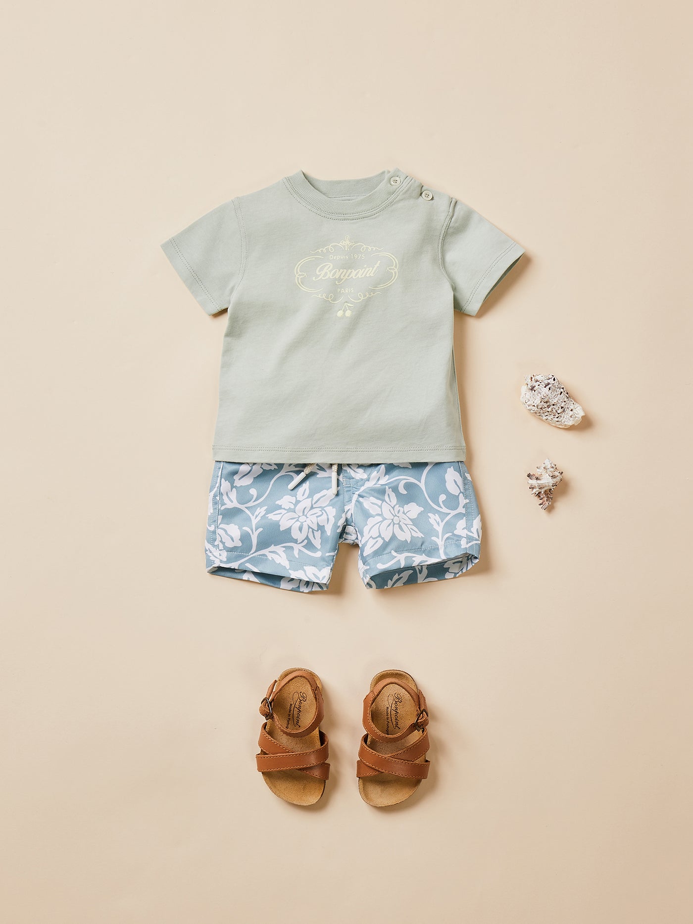 Baby boy's look summer 2024 cotton T-shirt