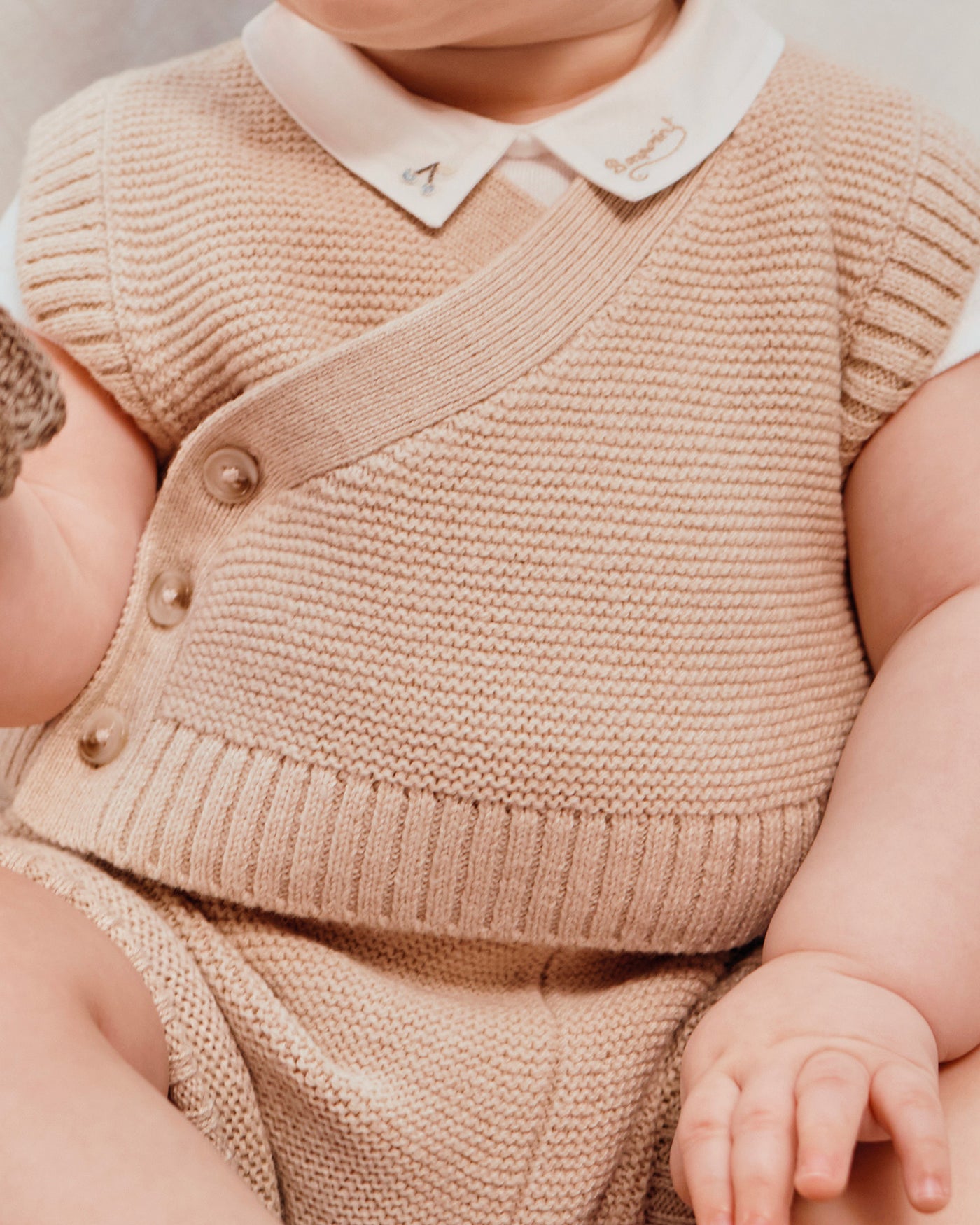 Embroidered collar bodysuits