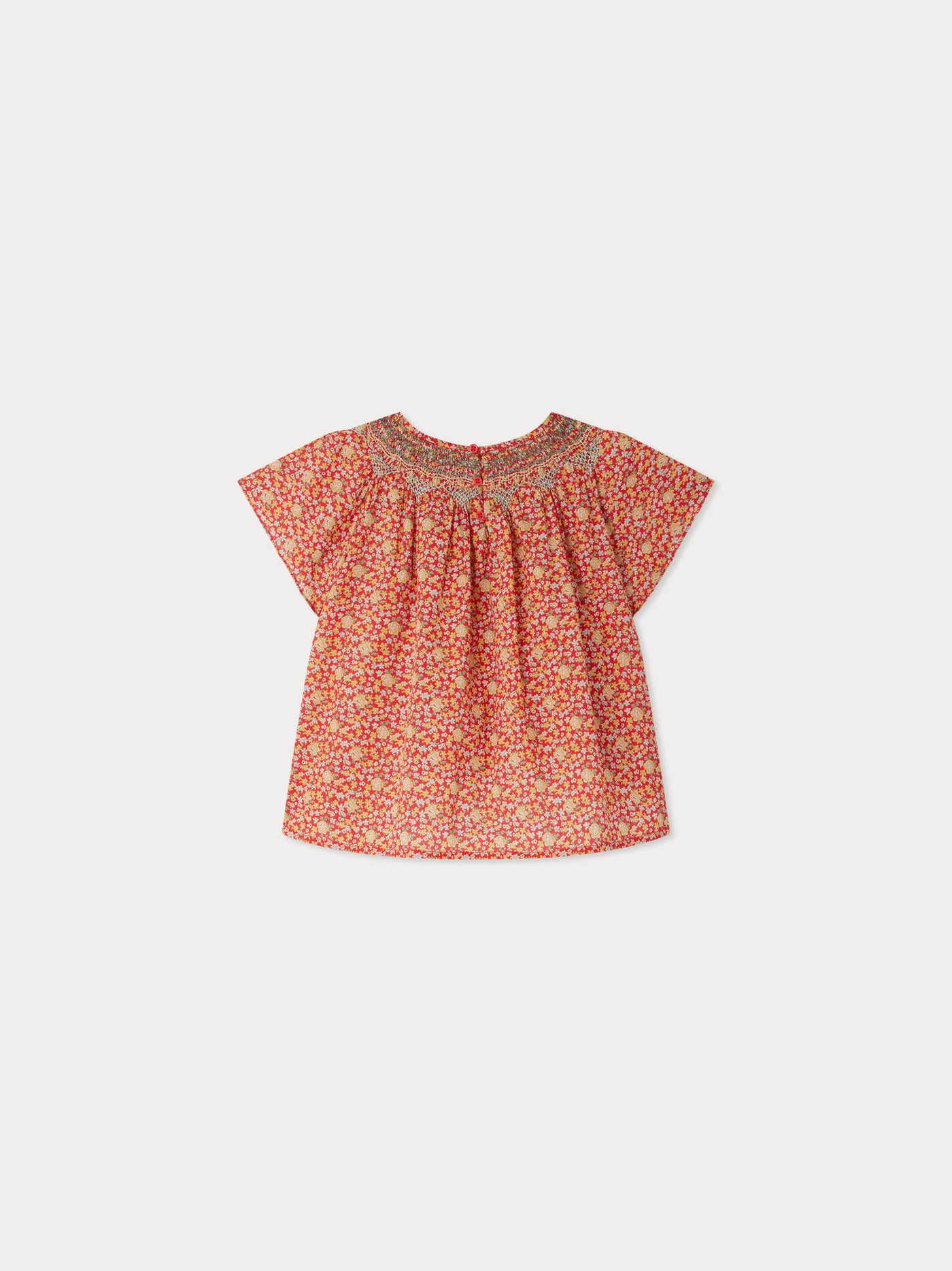 Nella smocked blouse in Liberty fabric