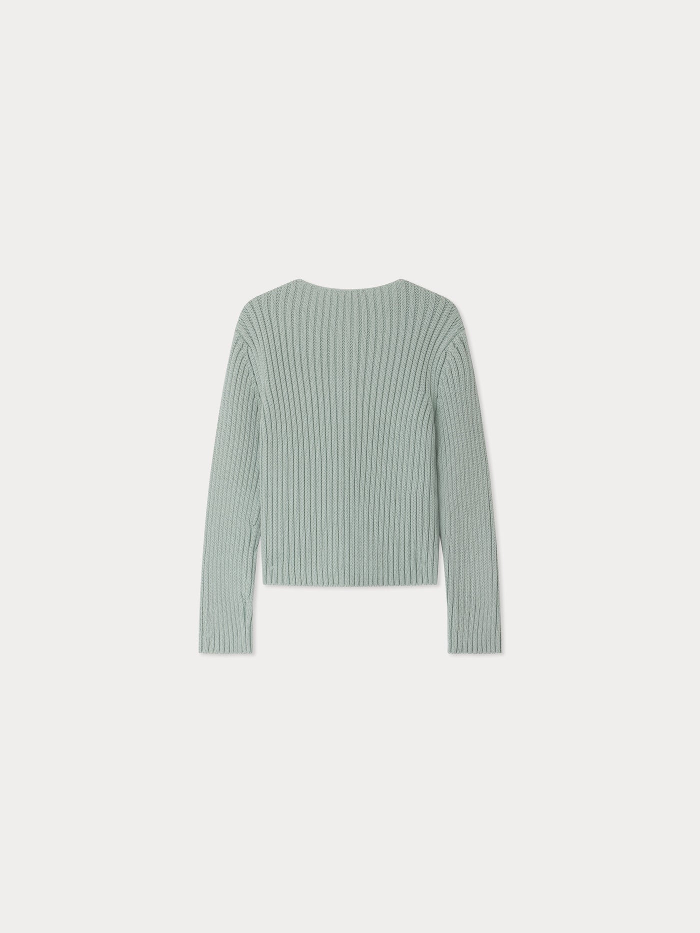 Bresil-Cardigan mit Rippstrick