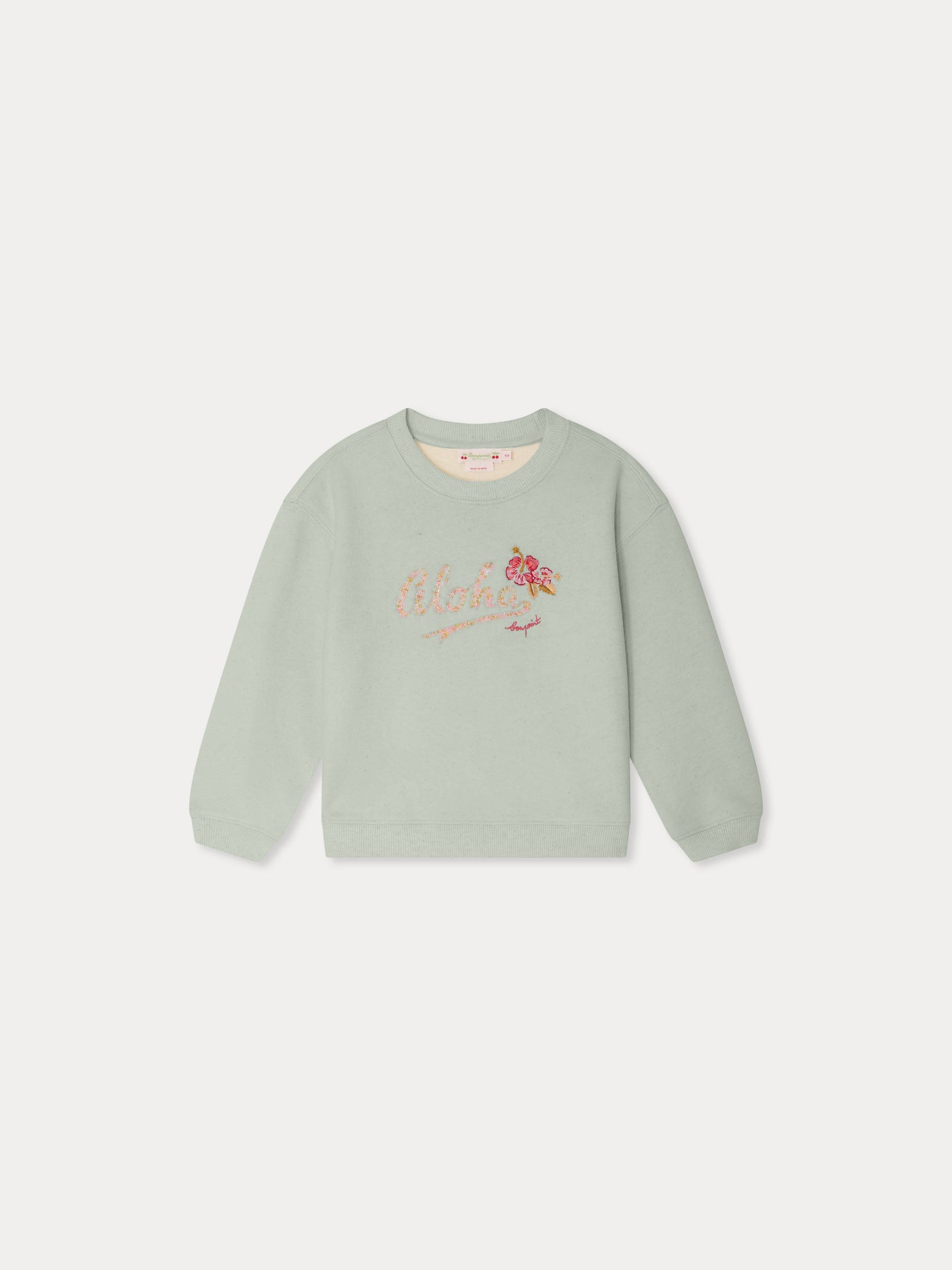 Edwige embroidered fleece sweatshirt