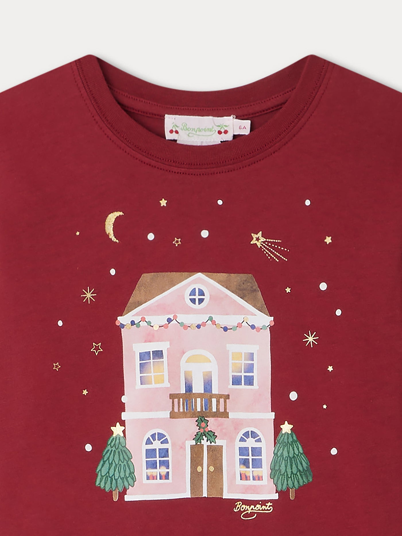 Theia Christmas pattern T-shirt