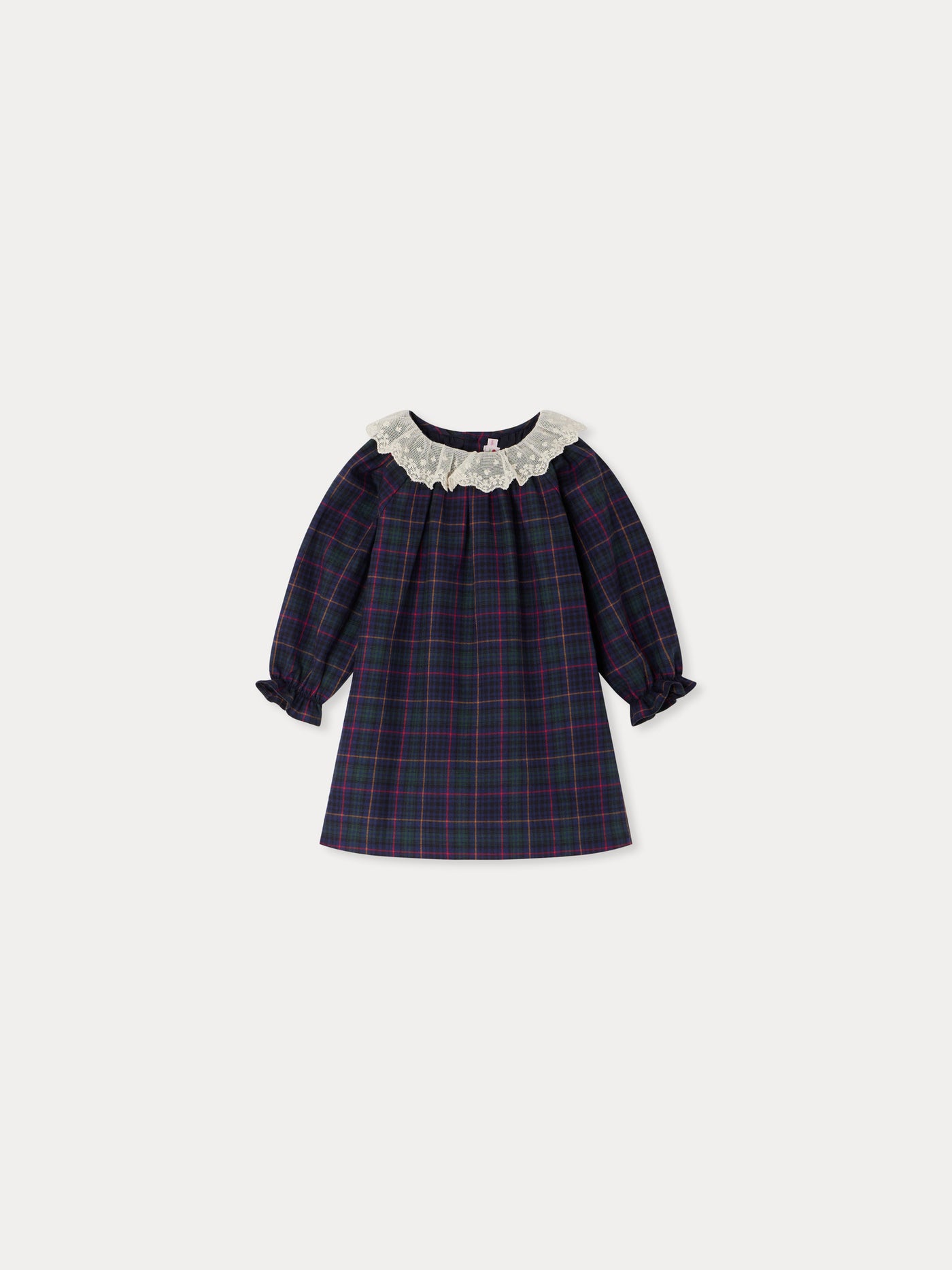 Teale checkered dress