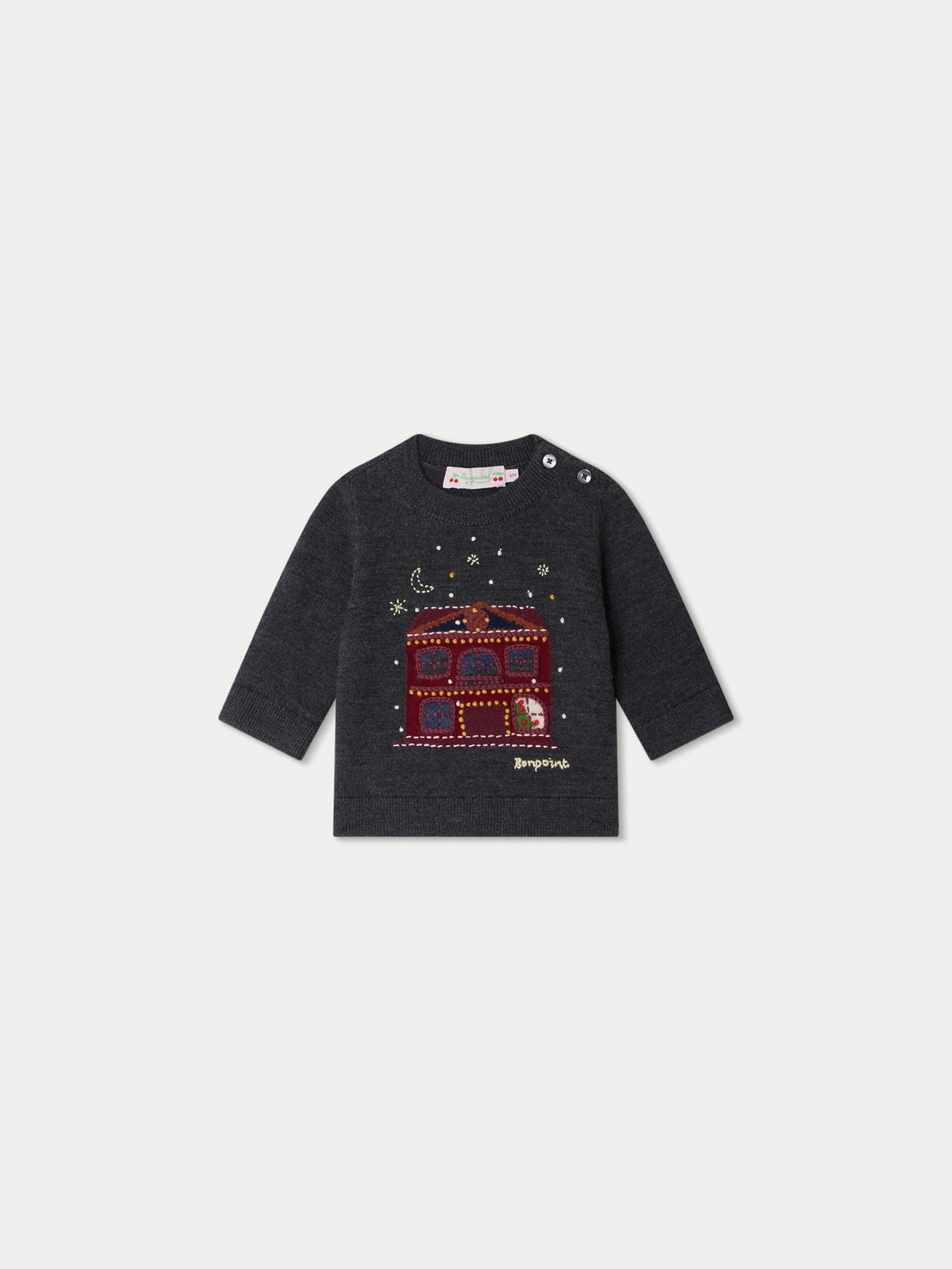 Almir Pullover grau meliert