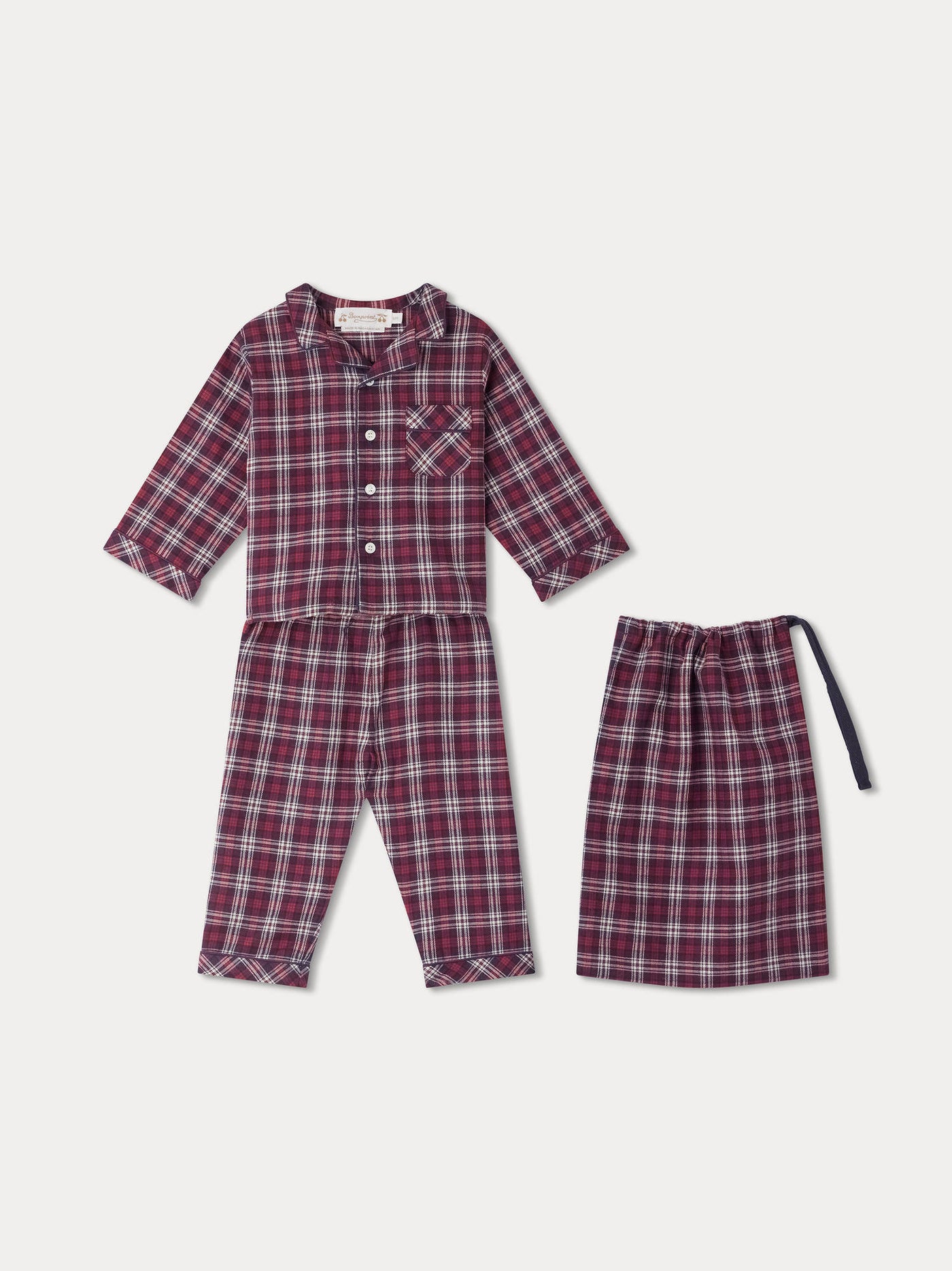 Karierter Pyjama Badinerie