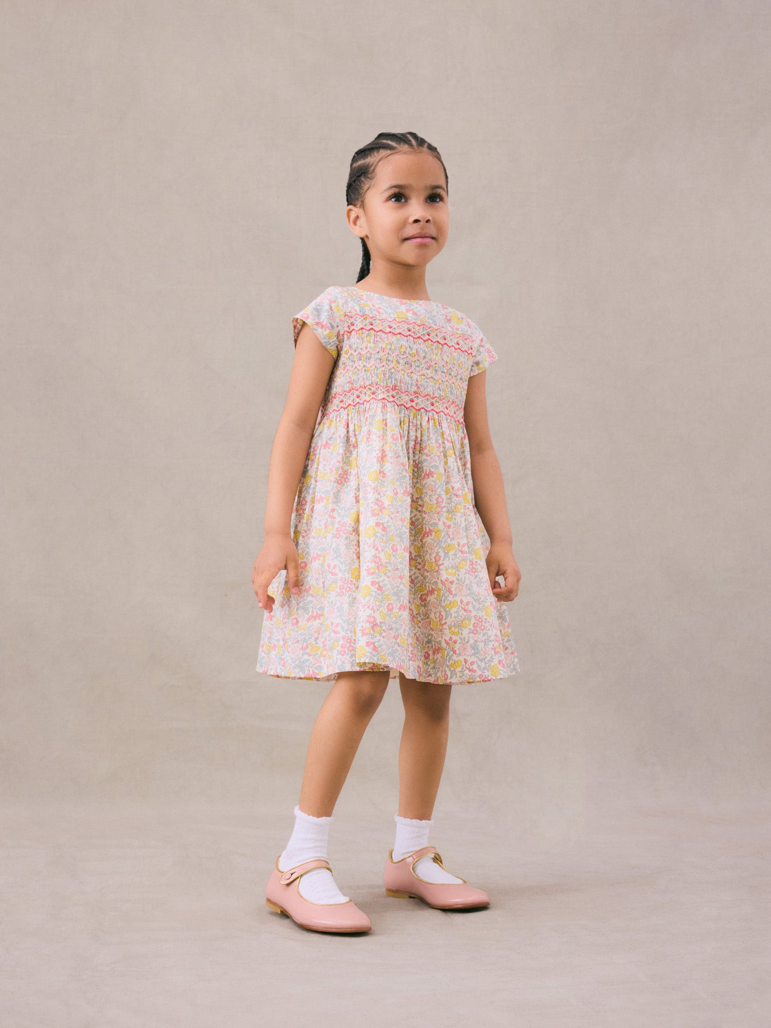 Duchesse dress in Liberty fabric Bonpoint