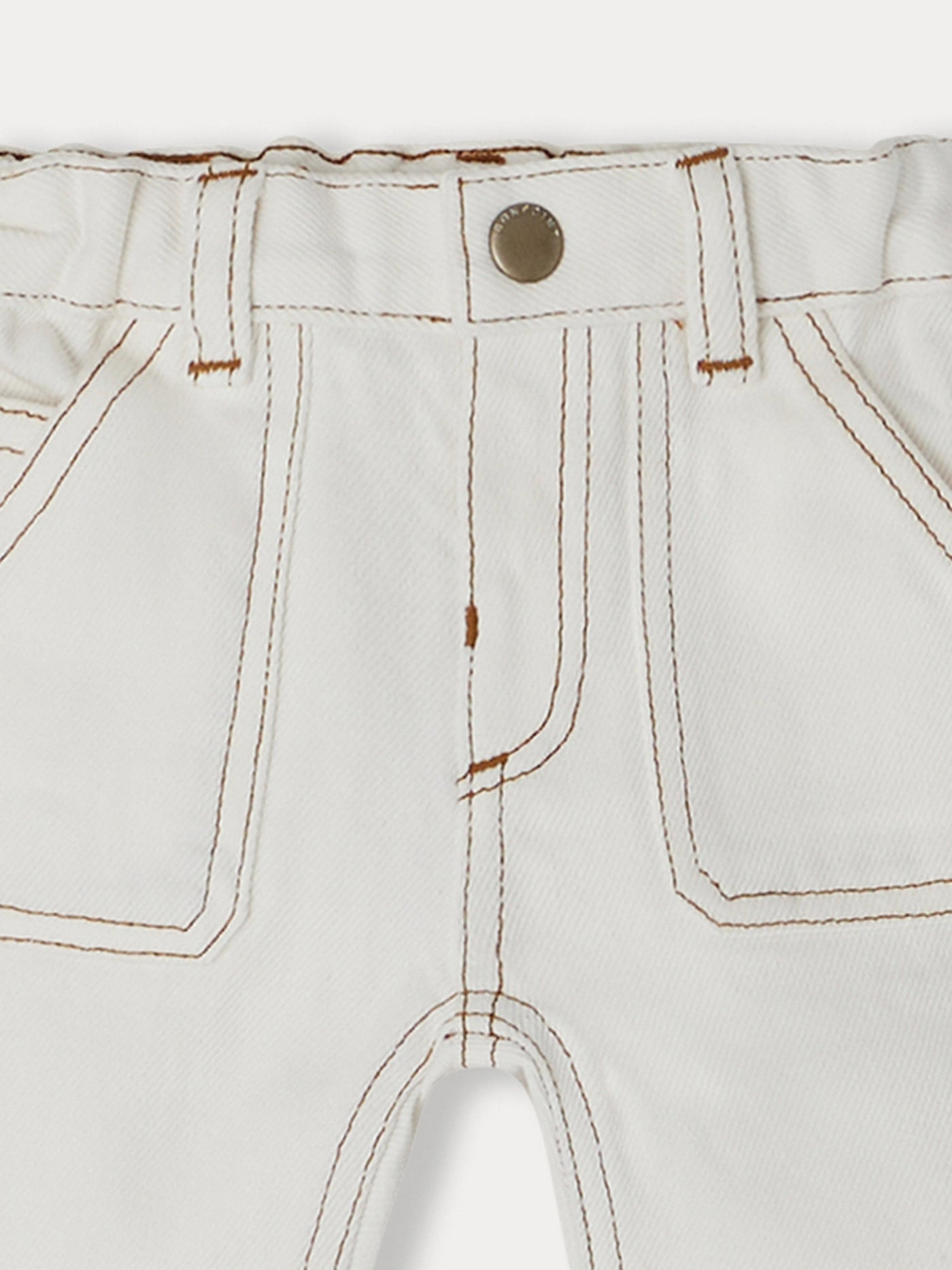 Jeans von Gaspar ecru