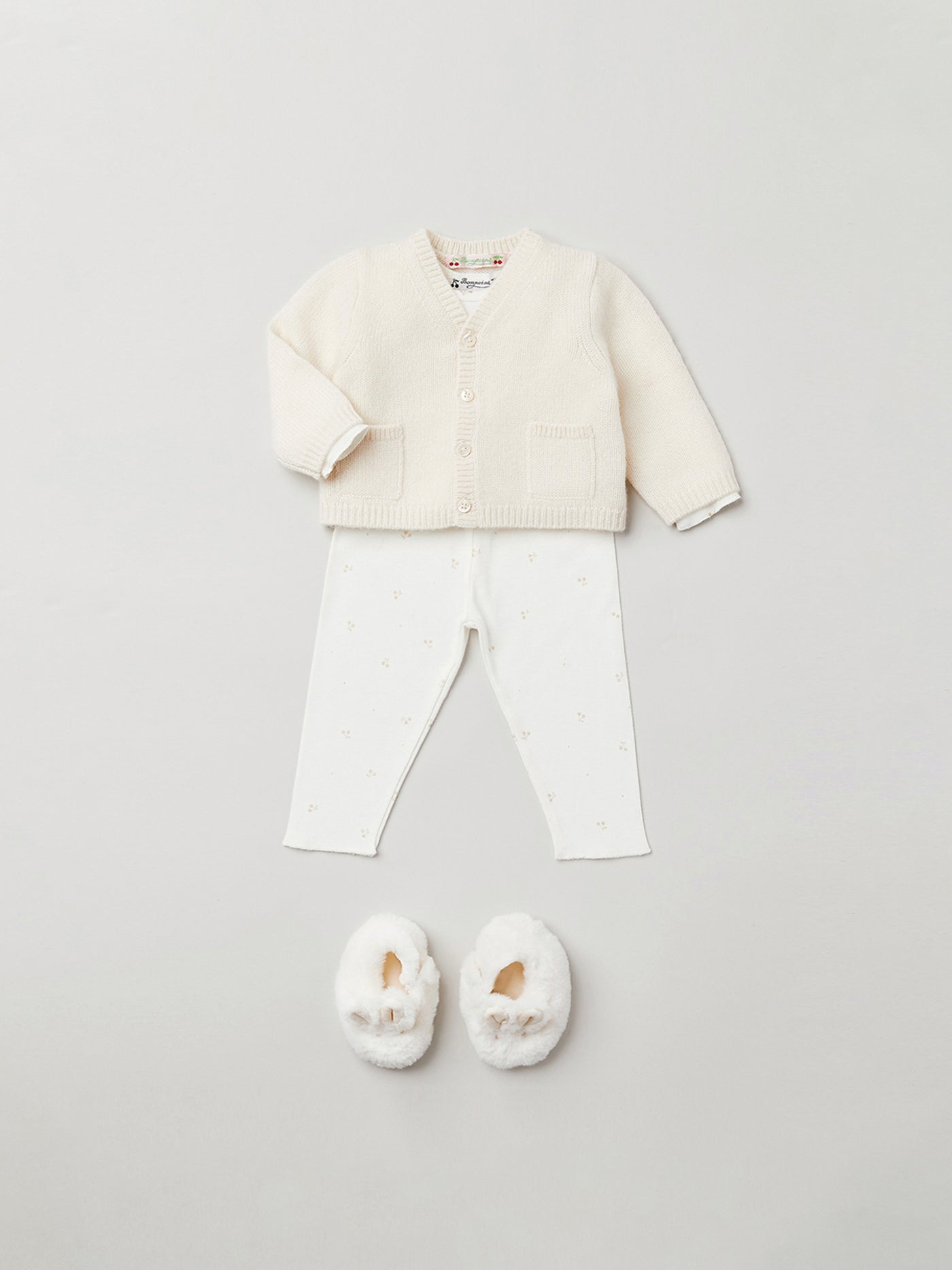 Zweiteiliges Pyjama-Set für Babys in Gold