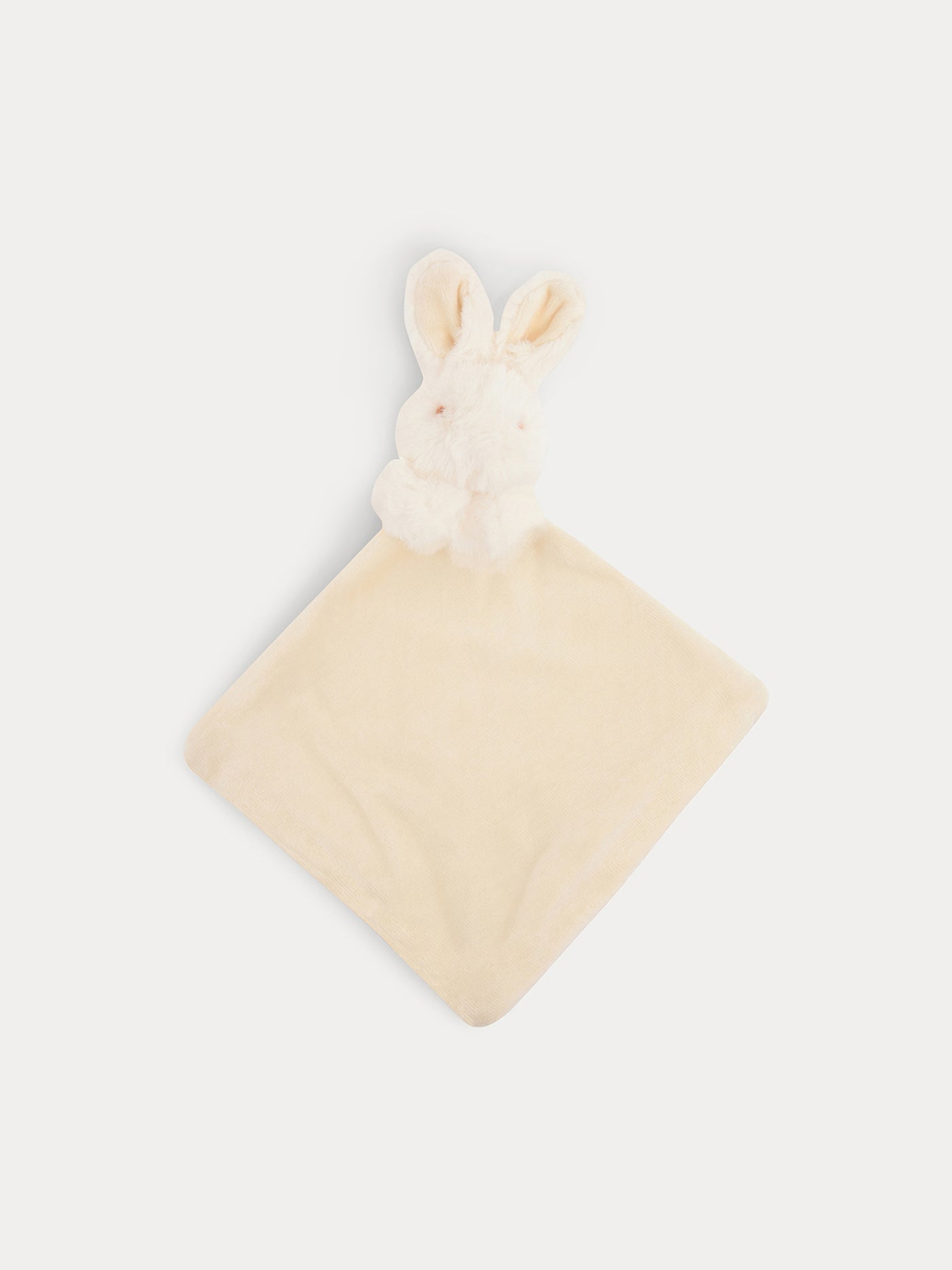 Baby-Kunstfell-Kaninchenspielzeug milchweiß