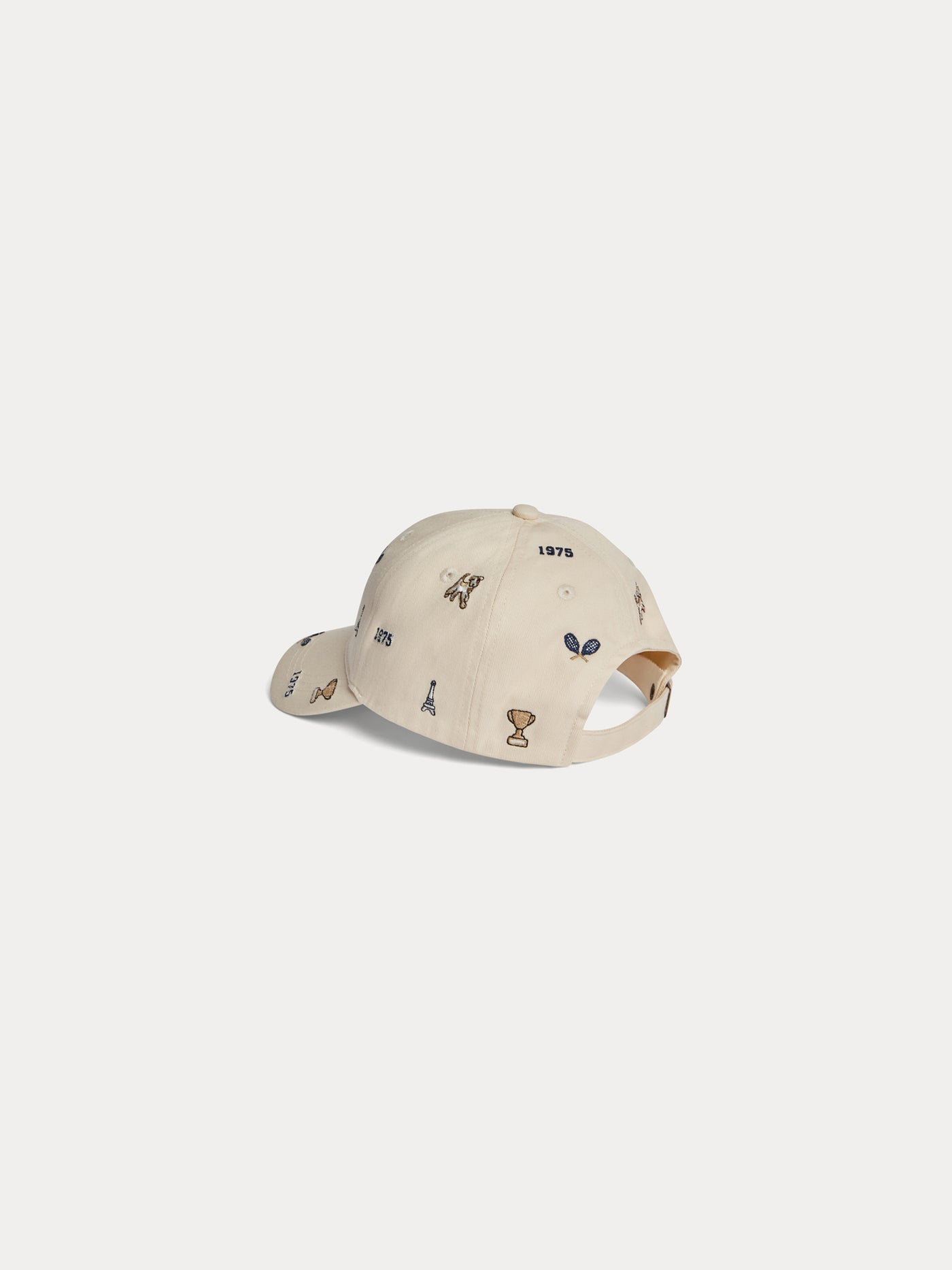 Arnold embroidered white cap