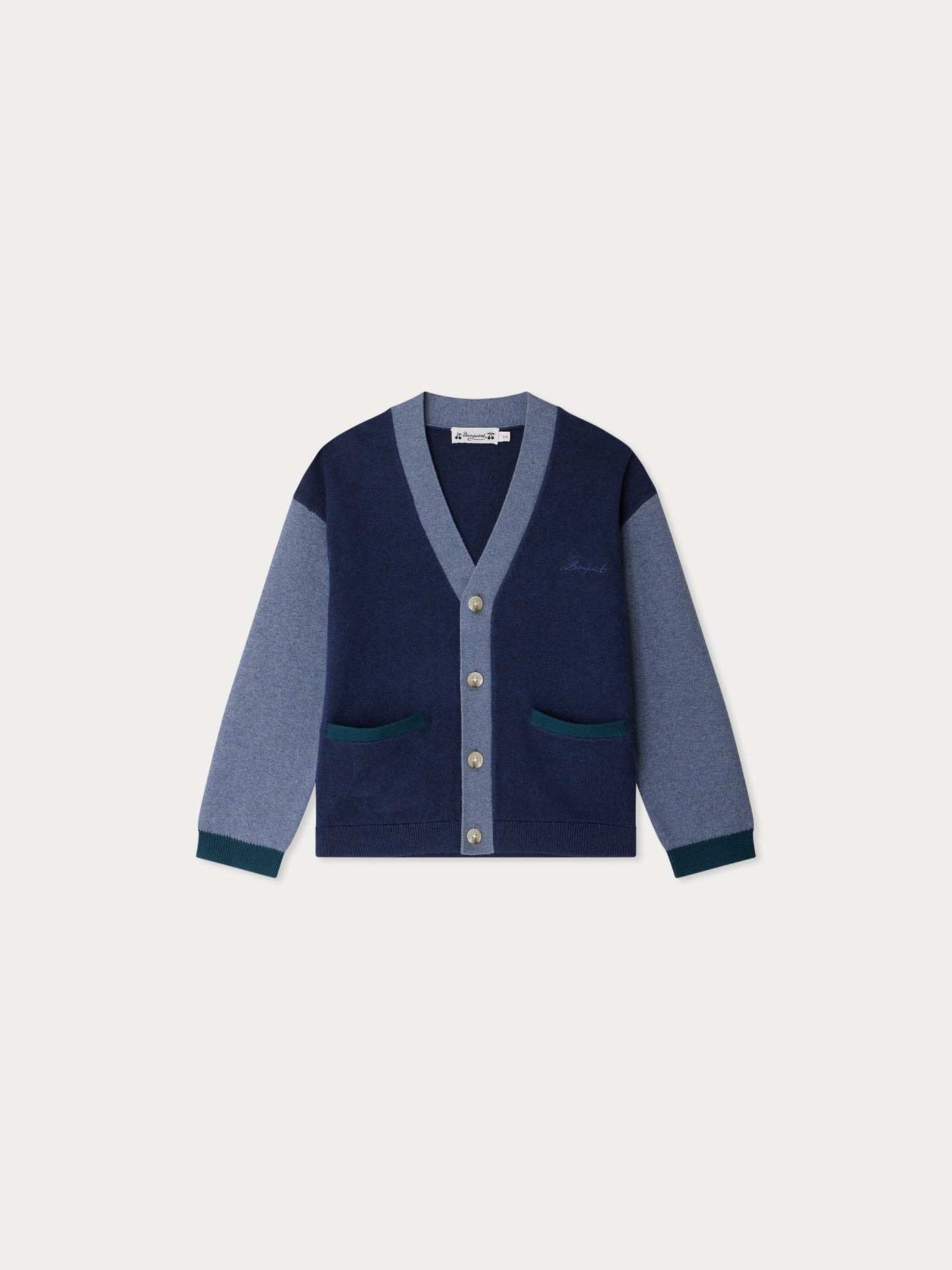 Edouard Farbblock-Cardigan