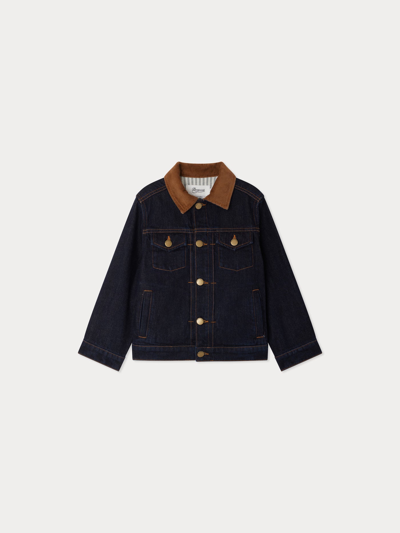 Eddis bestickte Jeansjacke