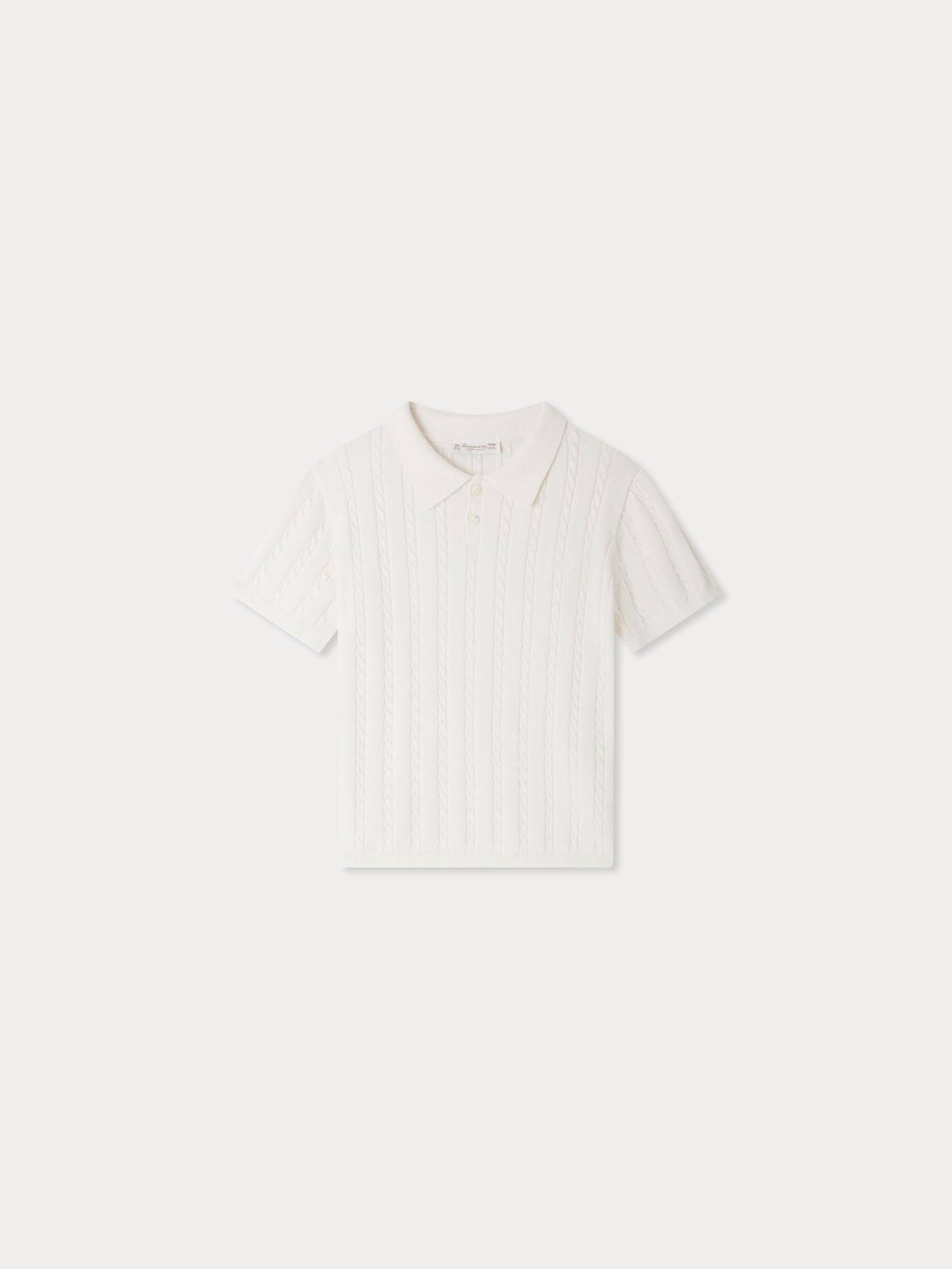 Elendir Cashmere-Polo mit Kabeln