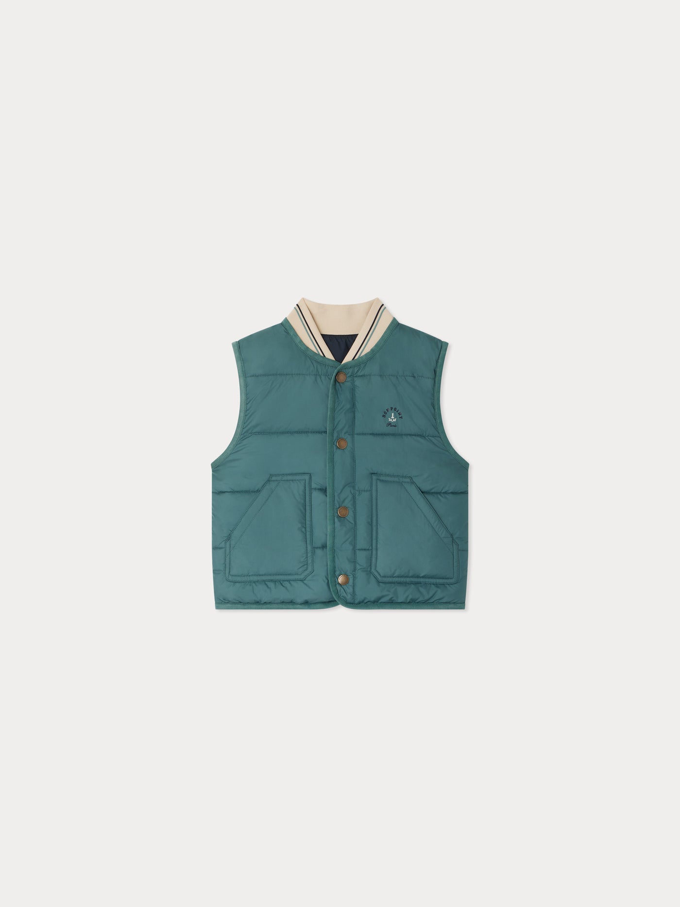 Elwin reversible und ärmellose Pufferjacke