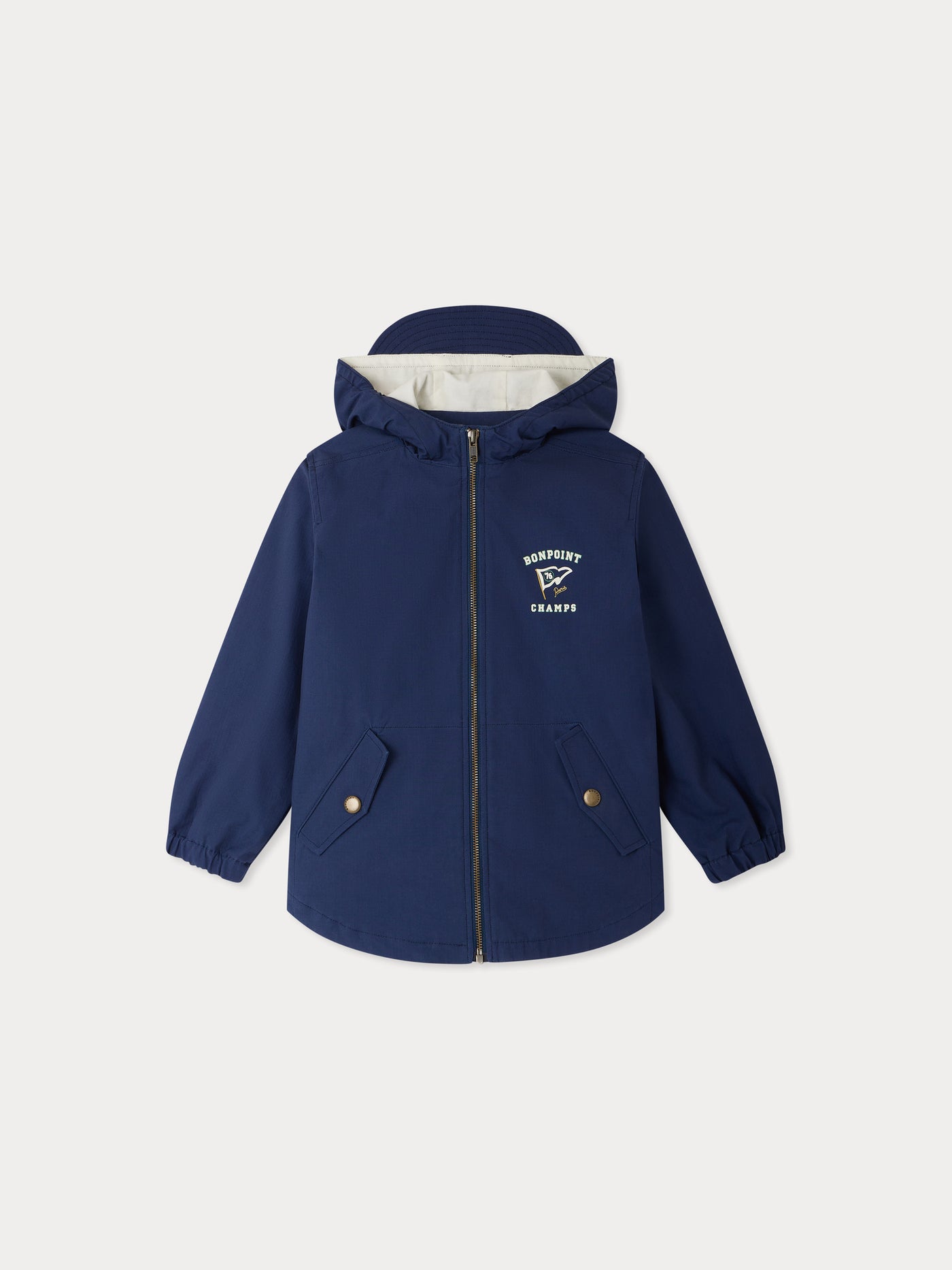 Léon zipped jacket with hood