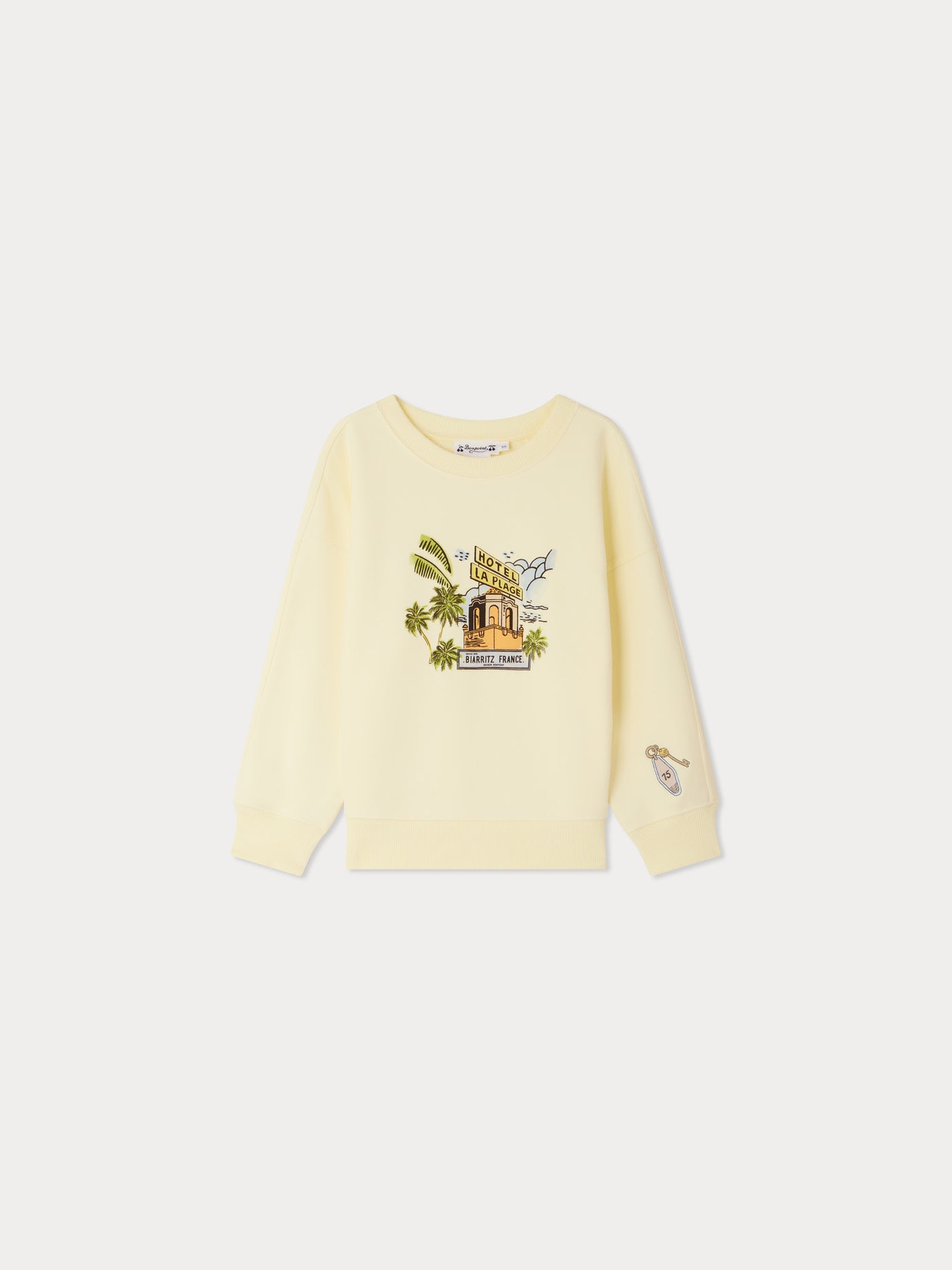 Eugenien sweatshirt with hotel print