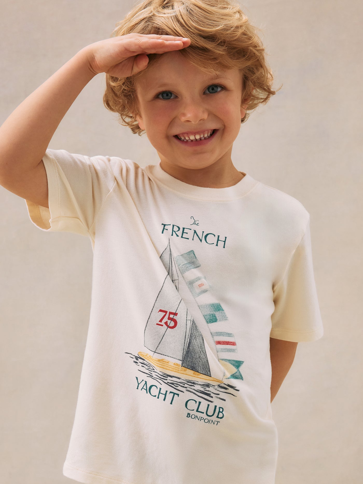 Thibald T-Shirt mit Yacht Club Druck