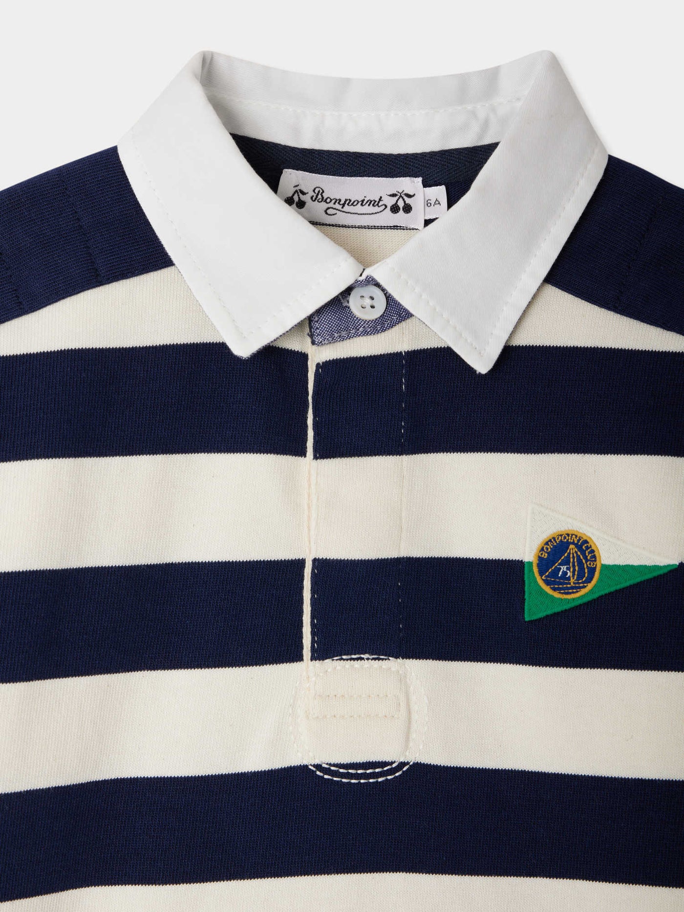 Edman striped polo