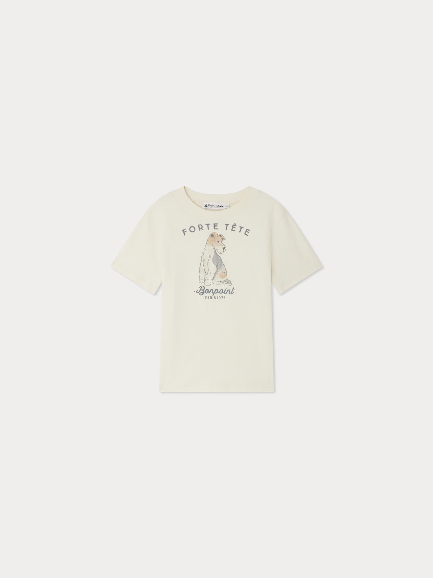 Thibald T-Shirt mit Hundedruck