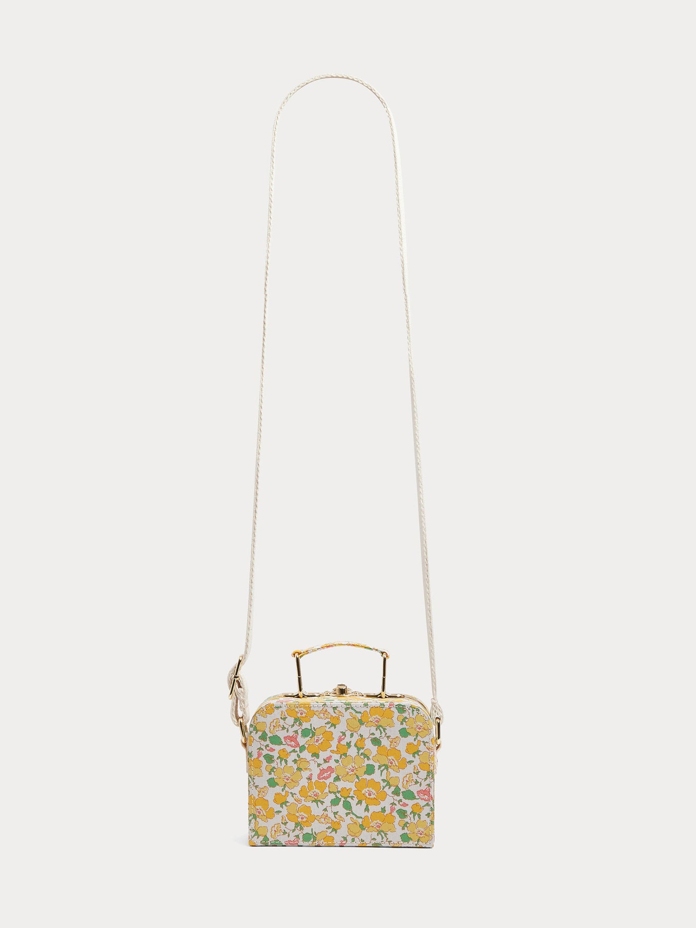 Aimane suitcase bag with shoulder strap made with Liberty fabrics