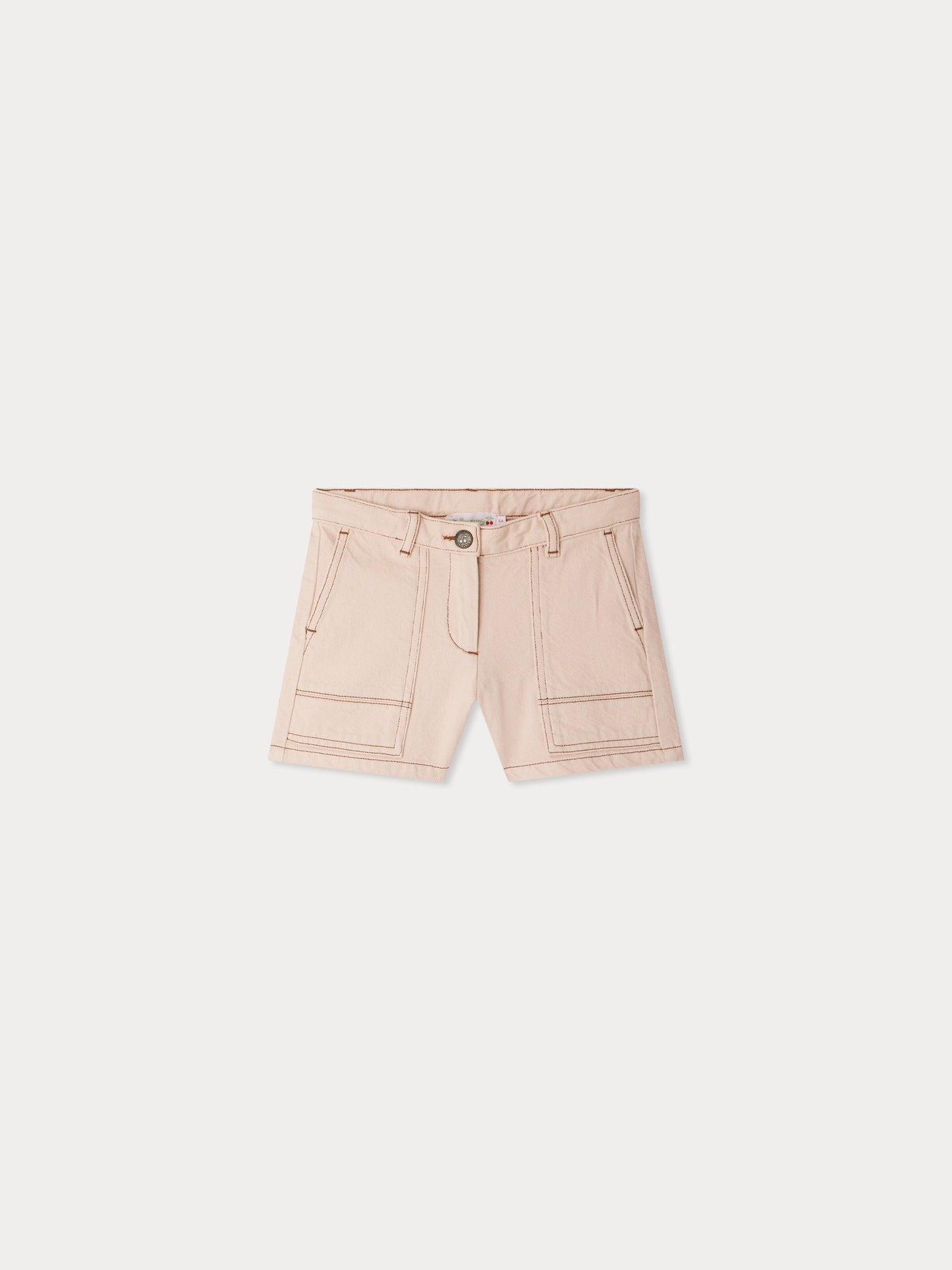 Emira shorts with pockets in pink denim