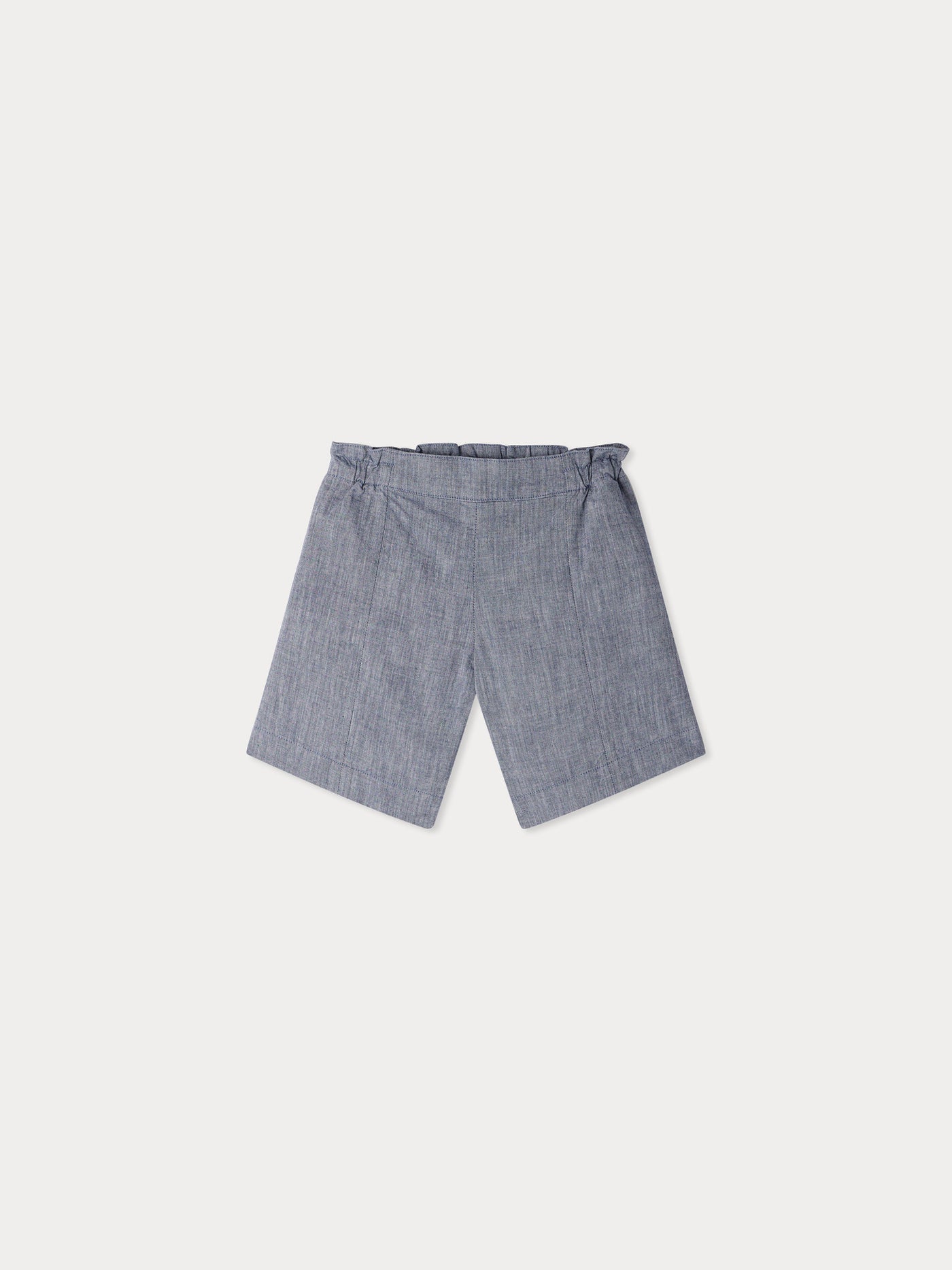 Elif shorts in chambray with elastic waist