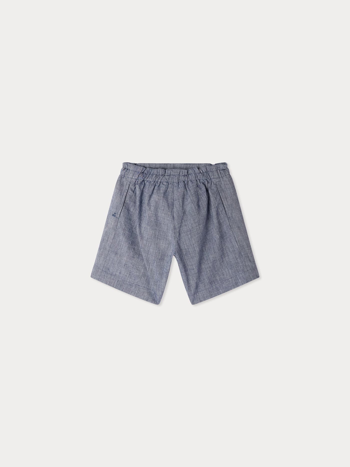 Elif shorts in chambray with elastic waist