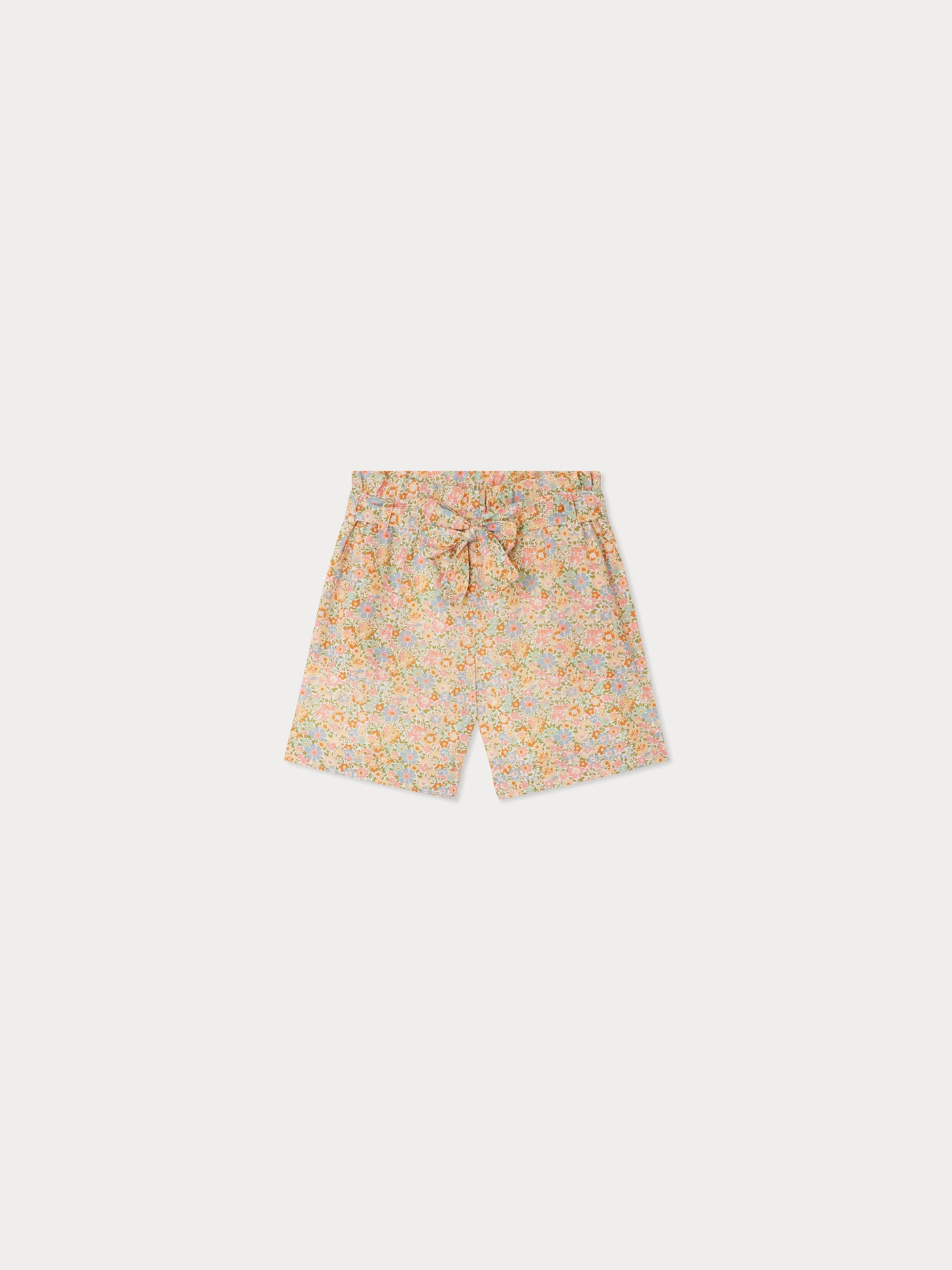 Elmie belted shorts made with Liberty fabrics