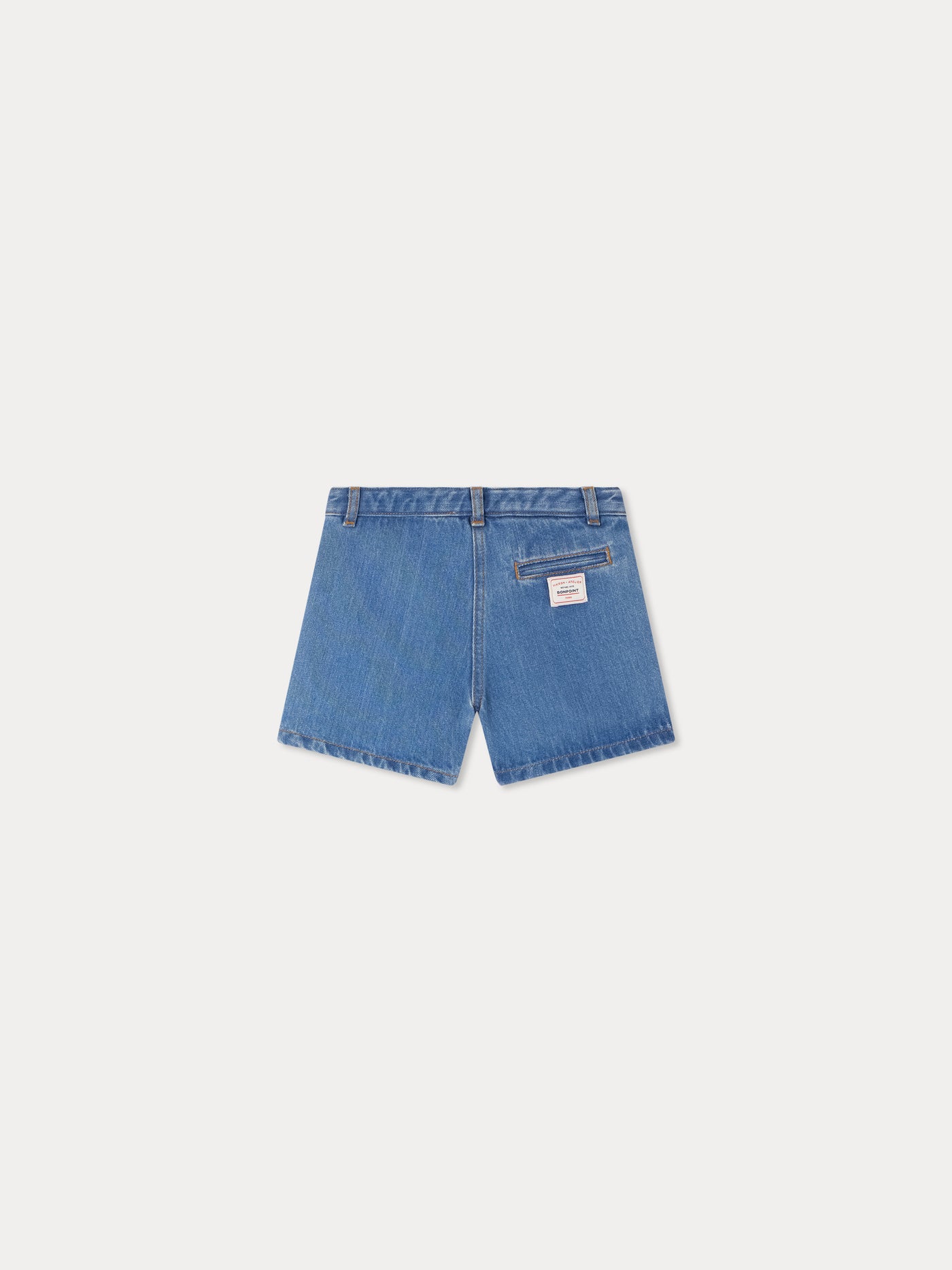 Emira shorts with pockets in blue denim