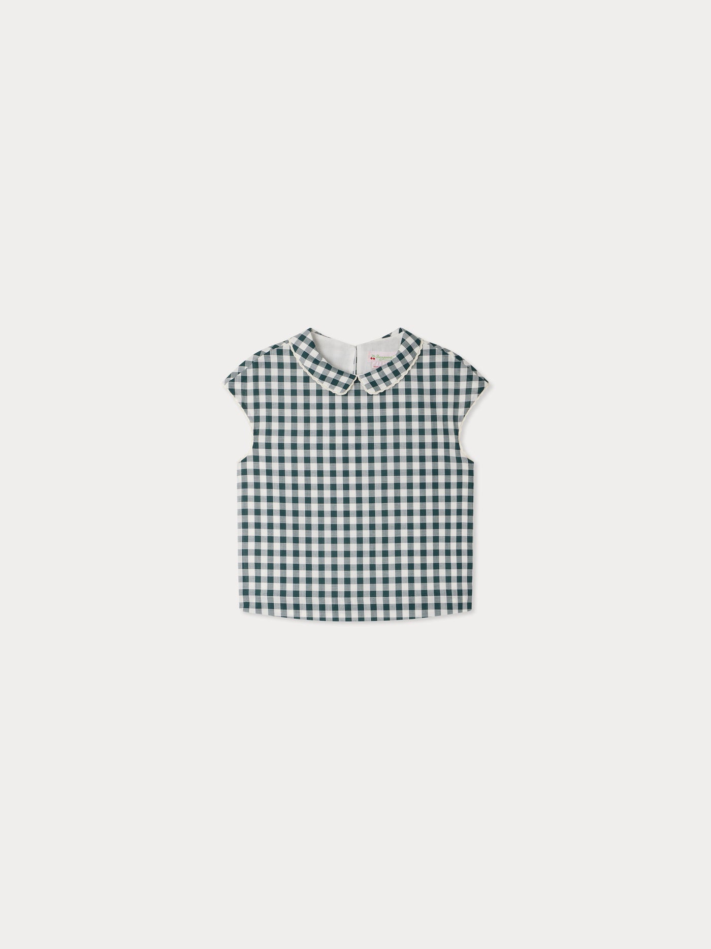 Elivia blouse with checks