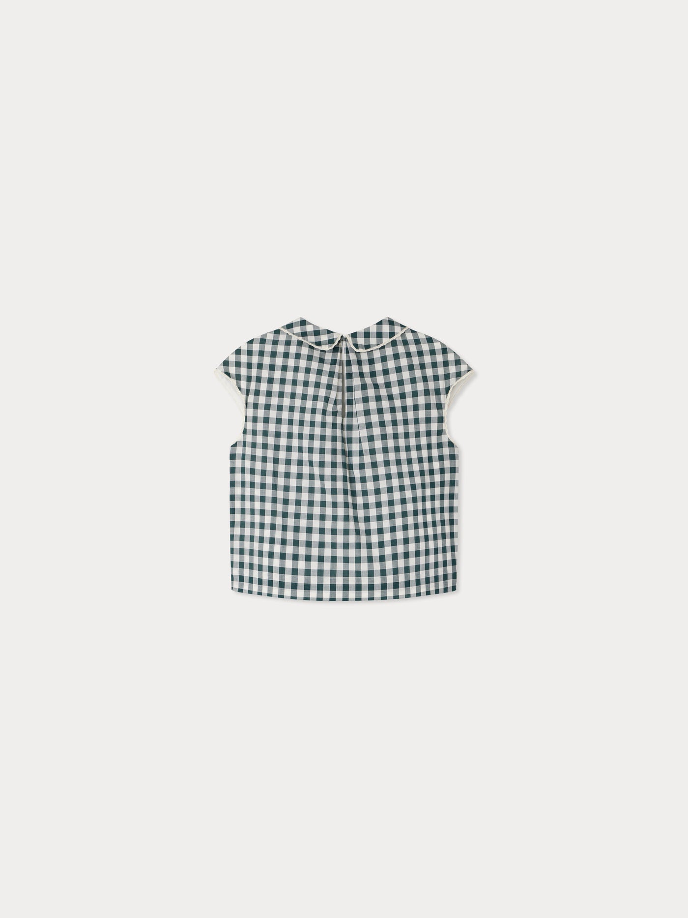 Elivia blouse with checks