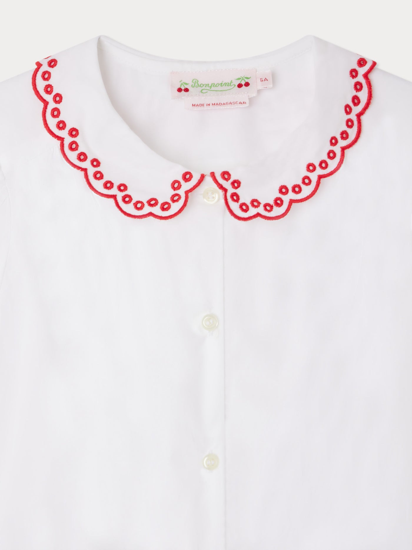 Ezzie blouse with English embroidery