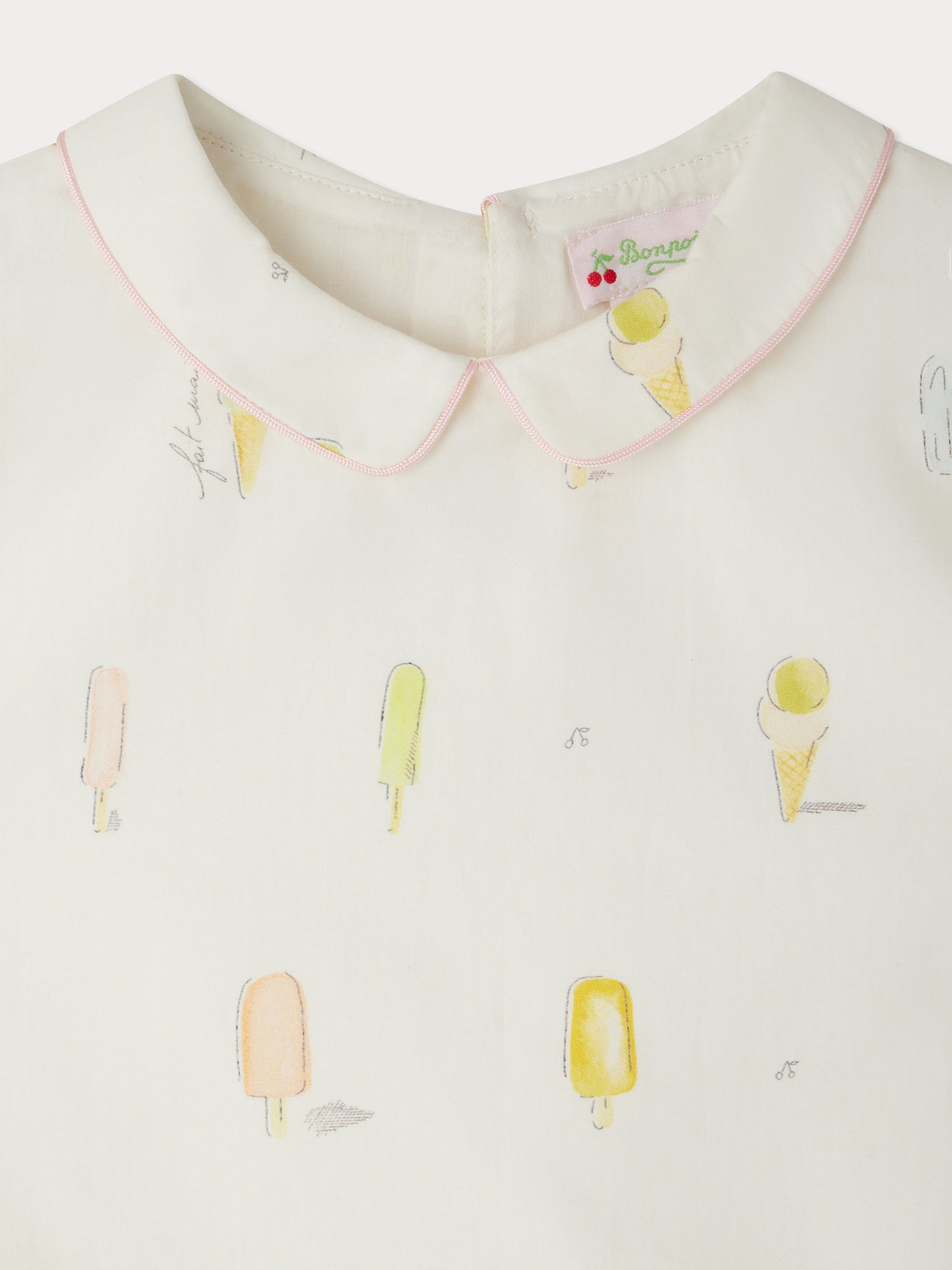 Elivia blouse with ice-cream motifs