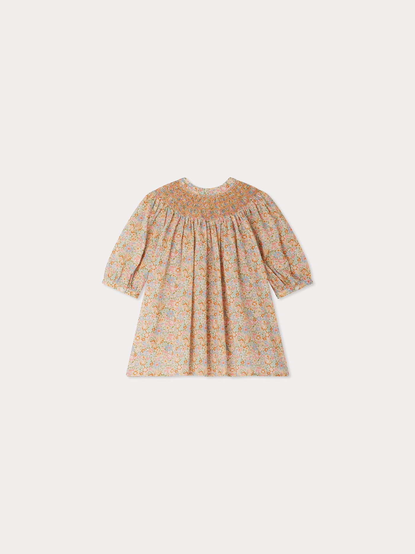 Elouane geraffte Bluse aus Liberty-Stoffen