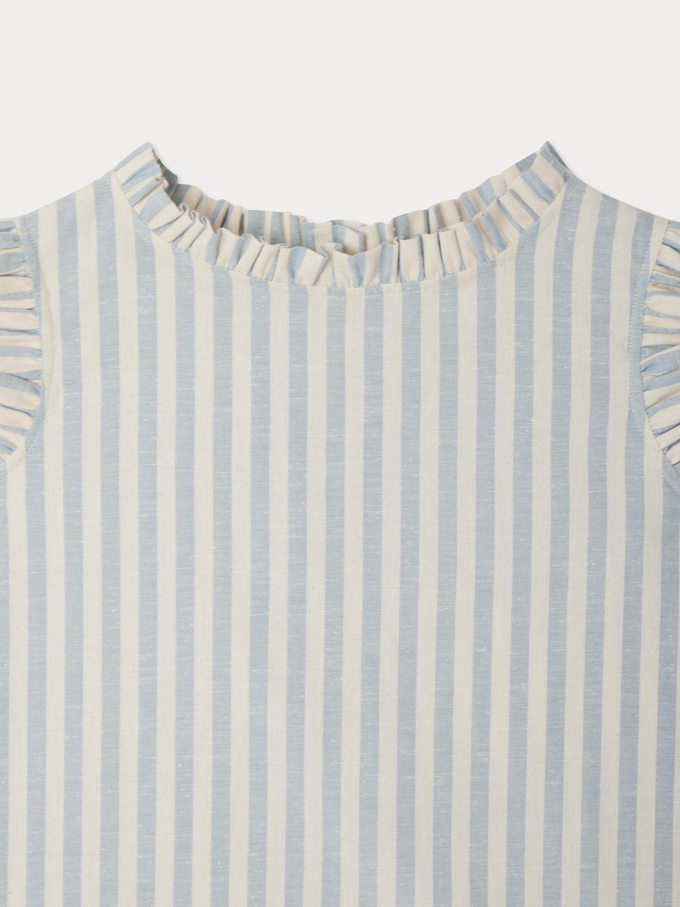 Lou striped blouse with ruffles