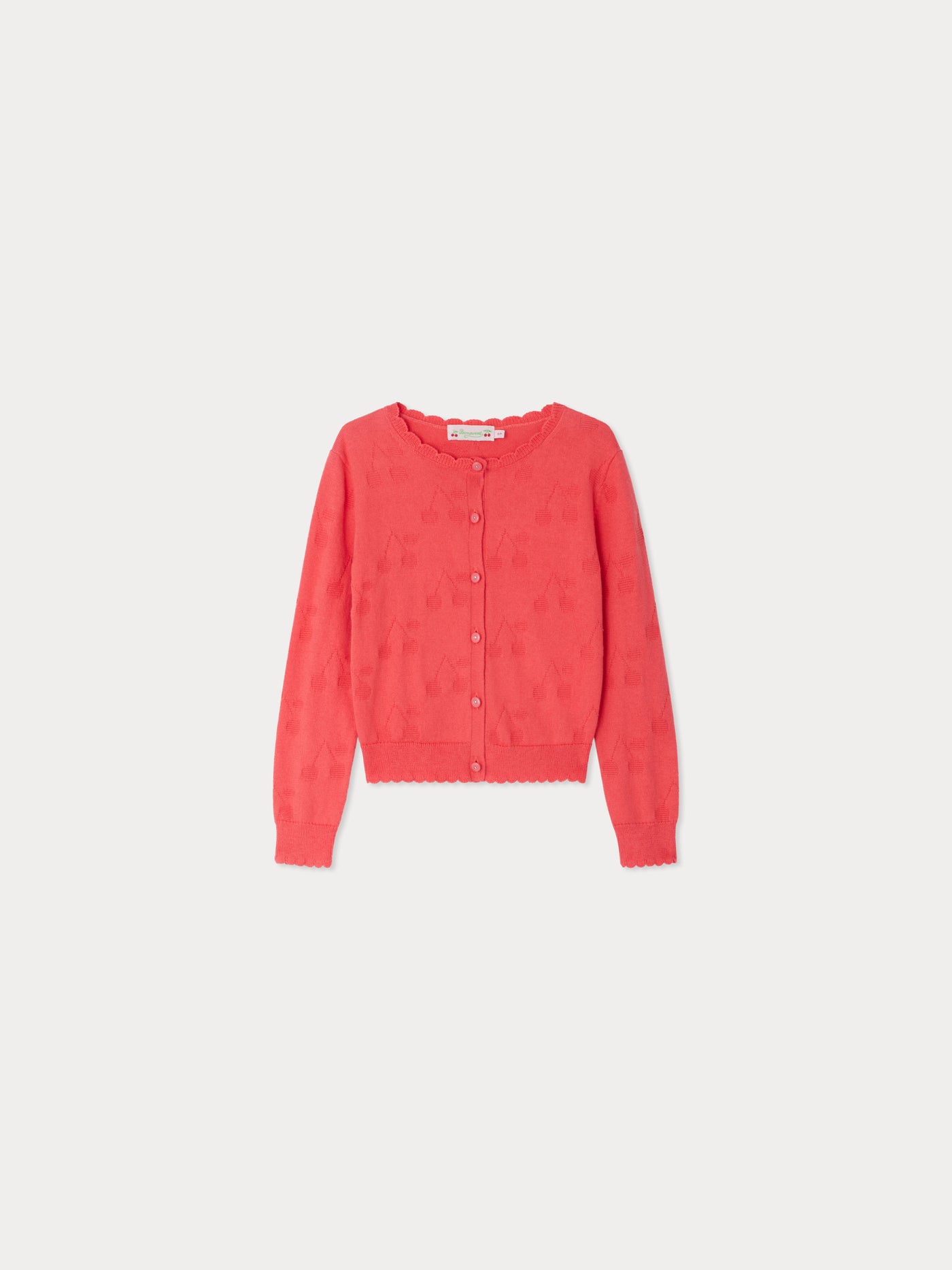 Thindra-Cardigan mit Kirschmuster