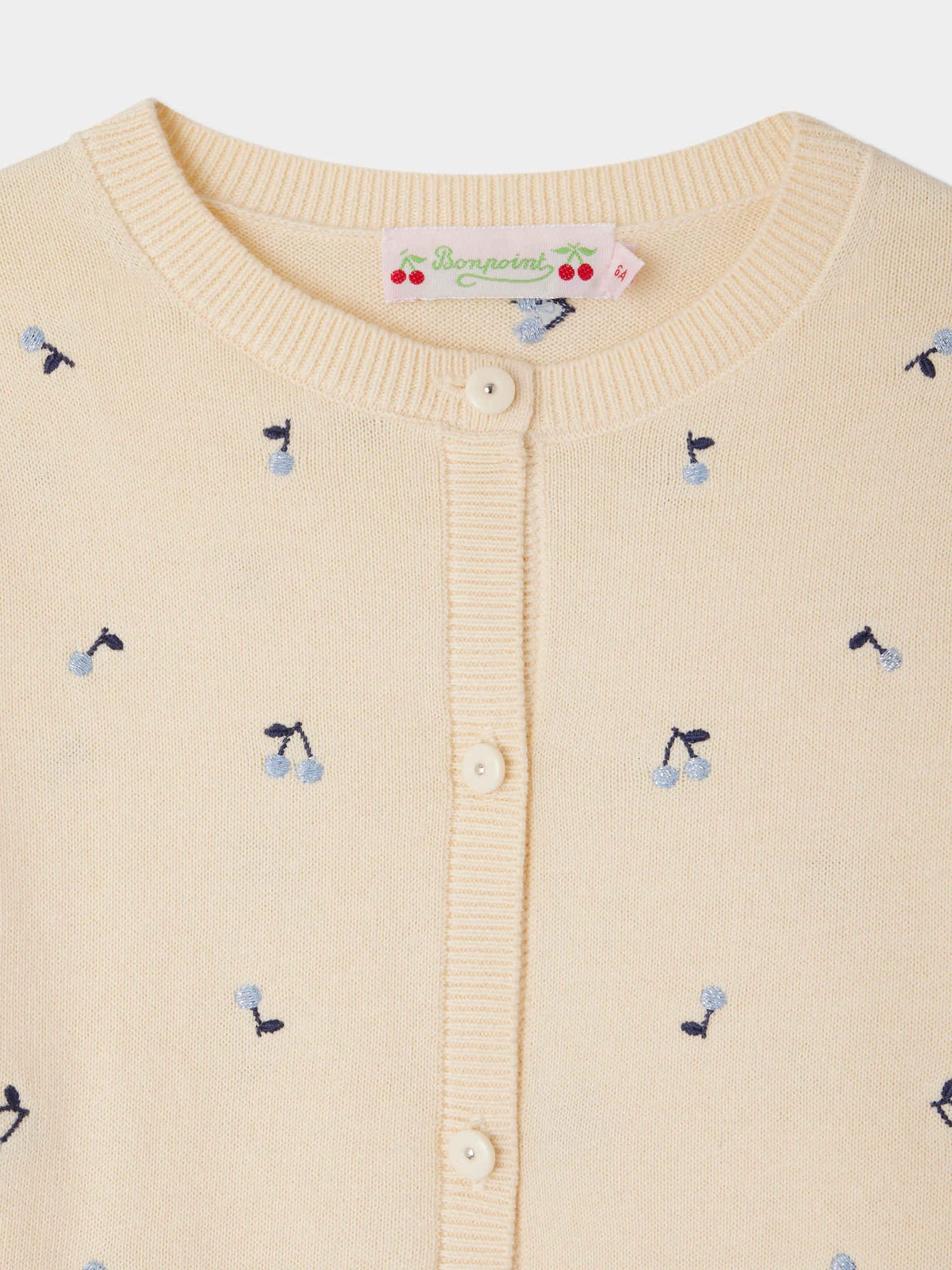 Feli cardigan with cherry embroideries