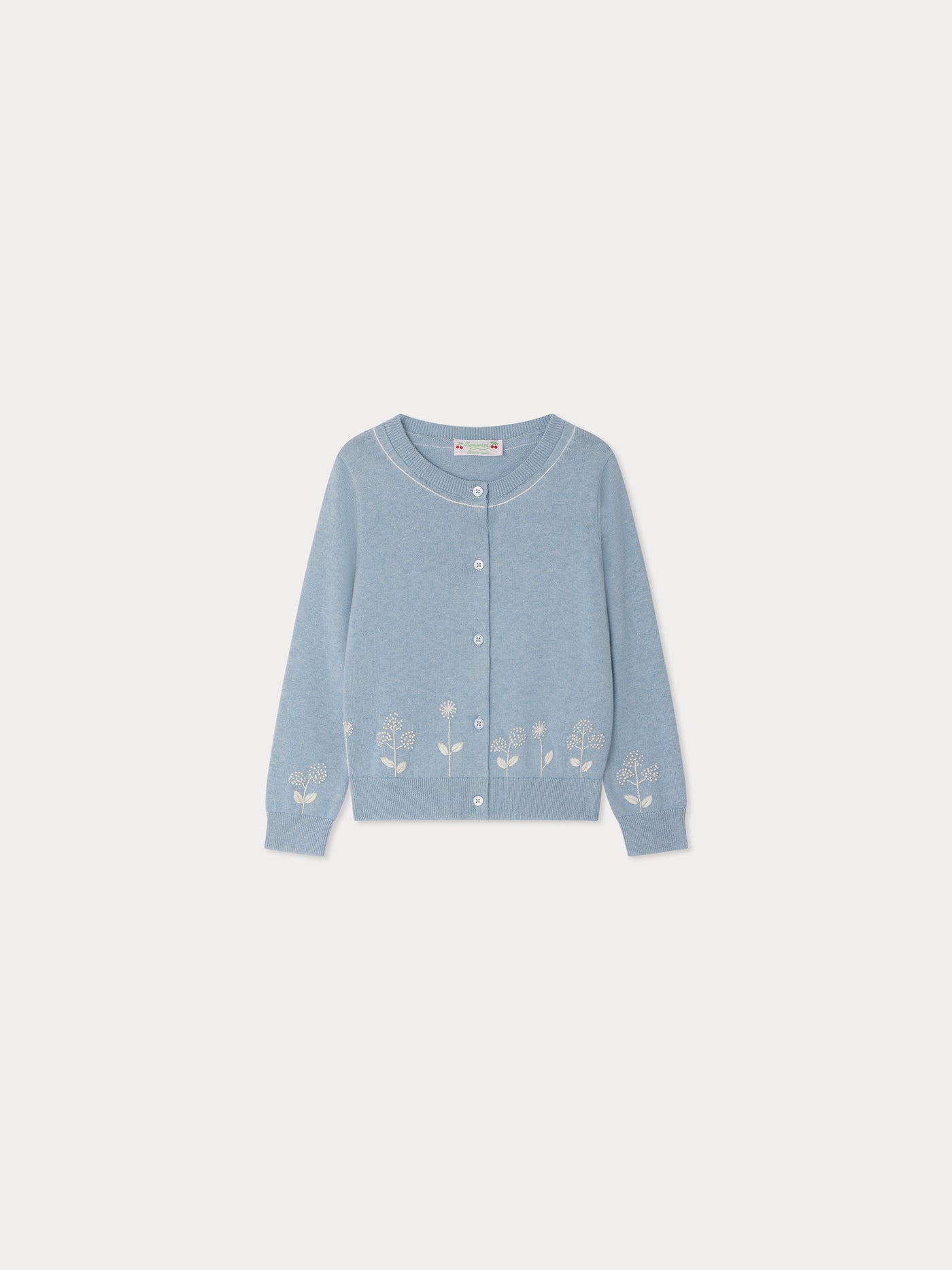 Cala Cardigan aus Kaschmir mit floralen Stickereien