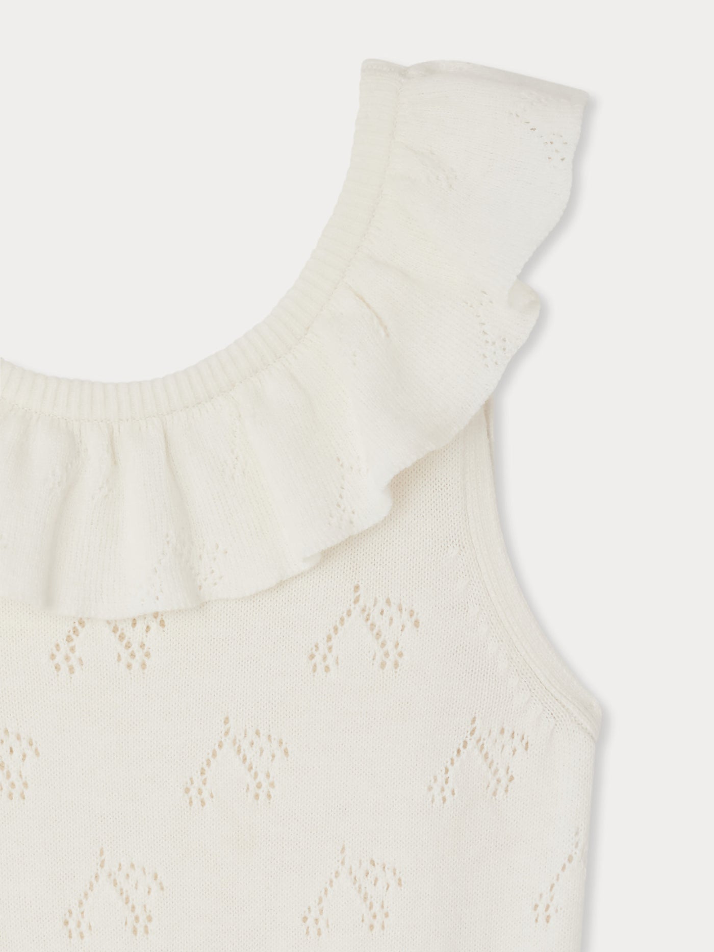 Ebyle dress openwork with ruffles