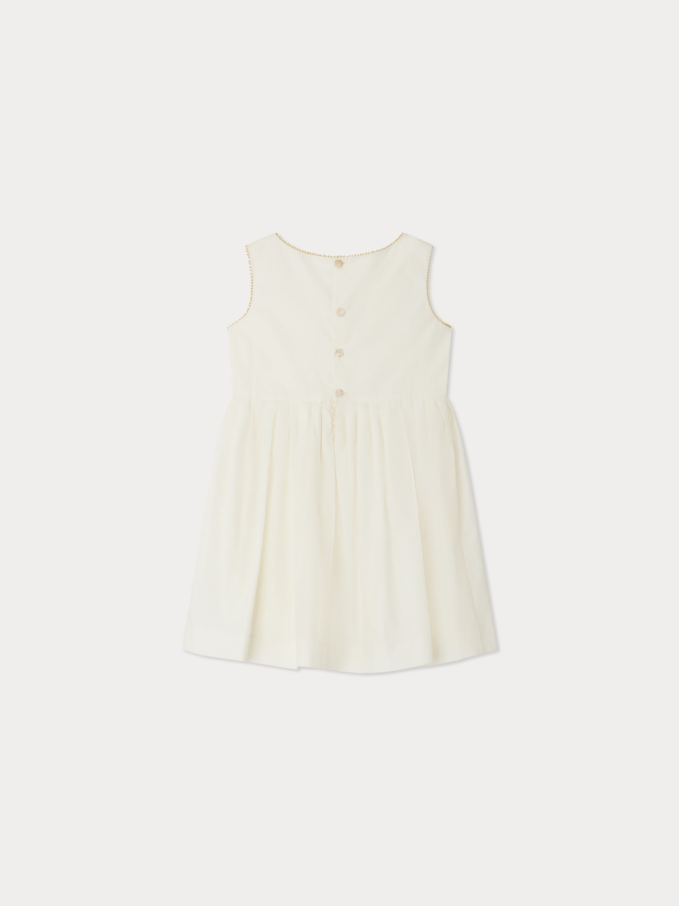 Alina besticktes Kleid aus Popeline