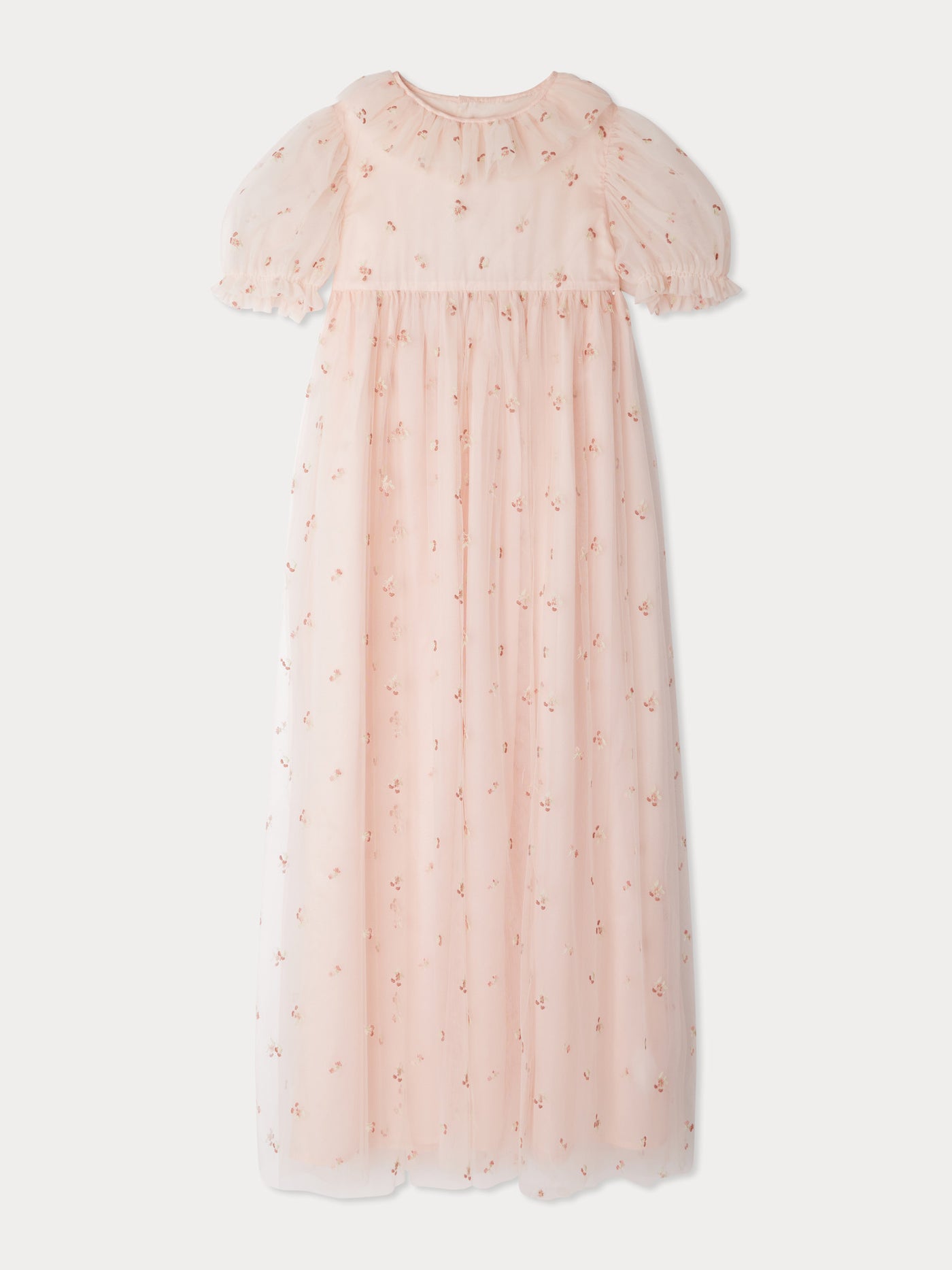 Ekaterina dress in embroidered tulle