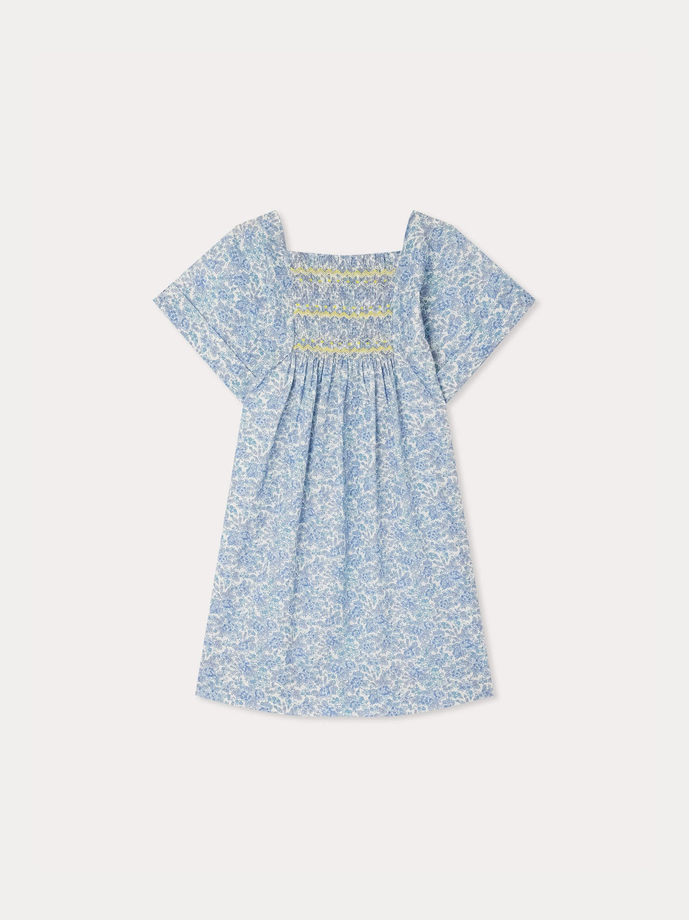 Bauernbluse mit Smock aus Liberty-Stoffen