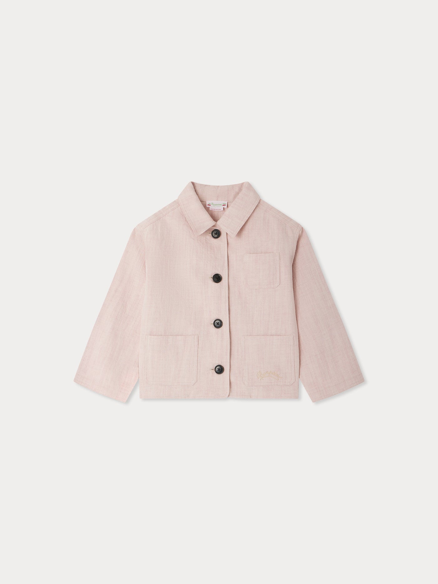 Edith jacket in embroidered linen