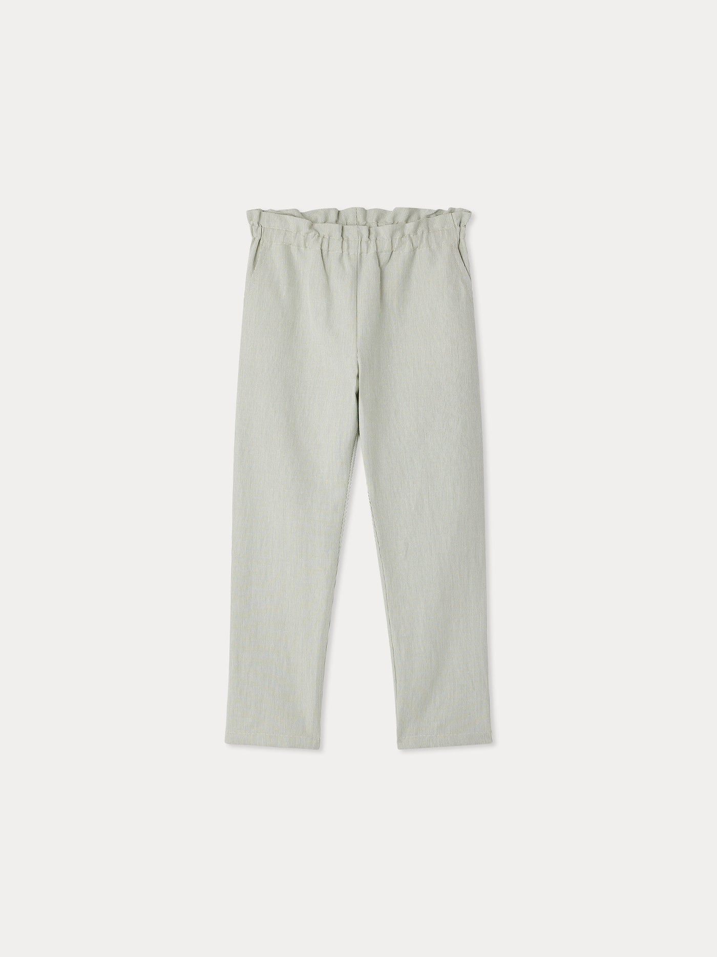 Fetiche striped pants in linen