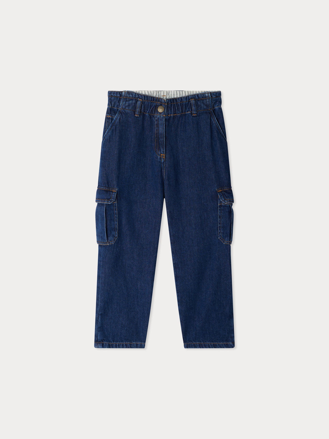 Enrichetta denim pants with pockets