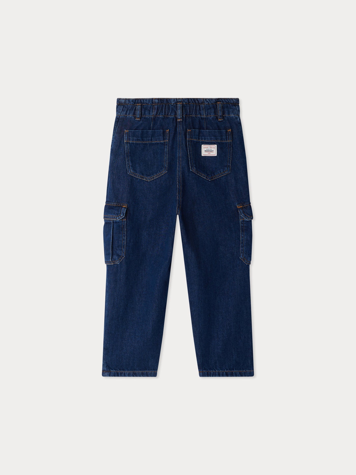 Enrichetta denim pants with pockets