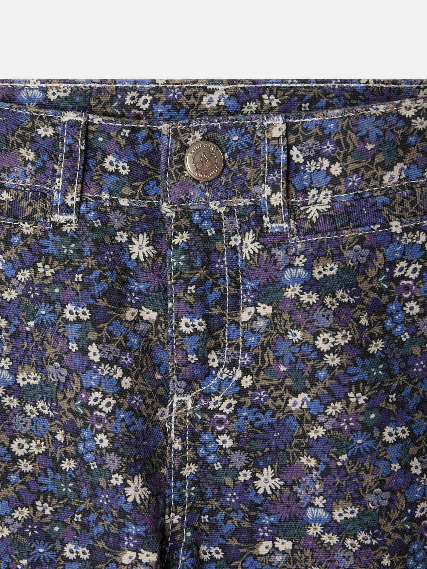 Gersande flared pants with liberty print