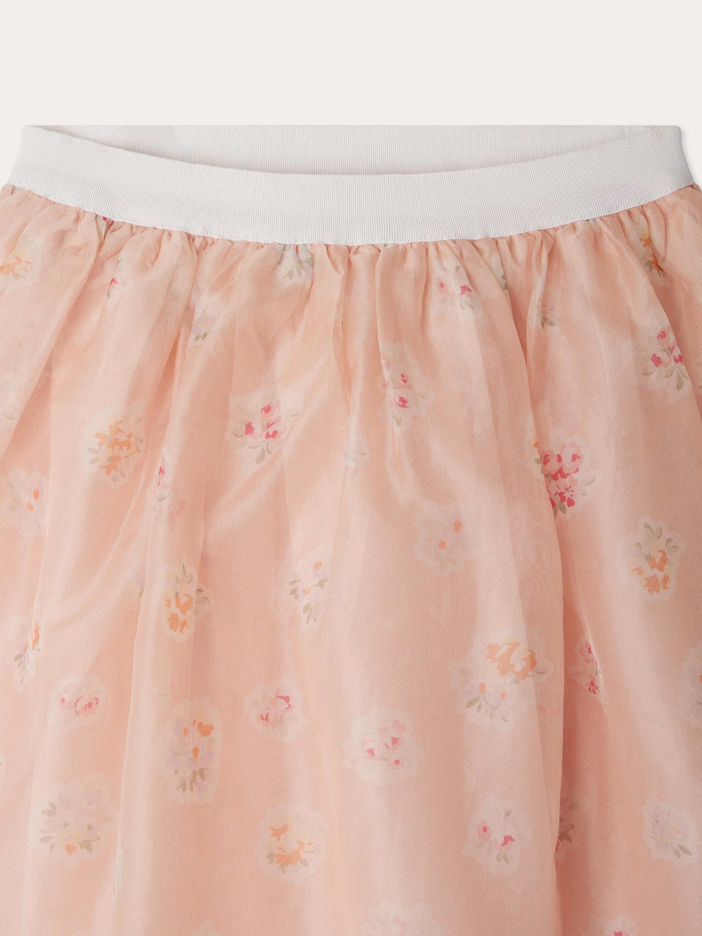 Elycia silk skirt with floral print