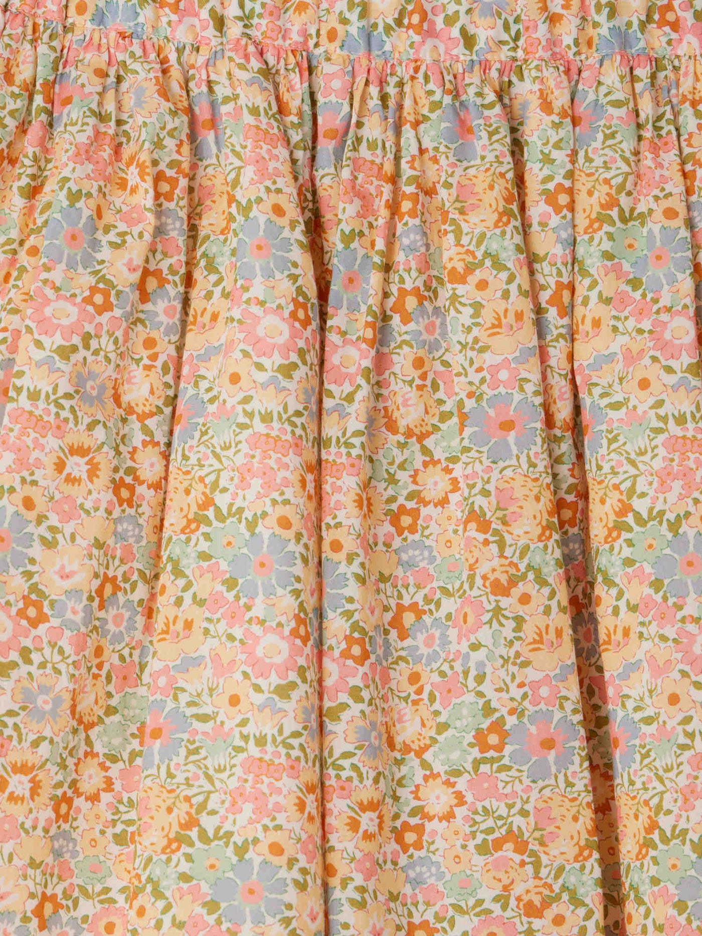 Suzon skirt made with multicolot Liberty fabrics